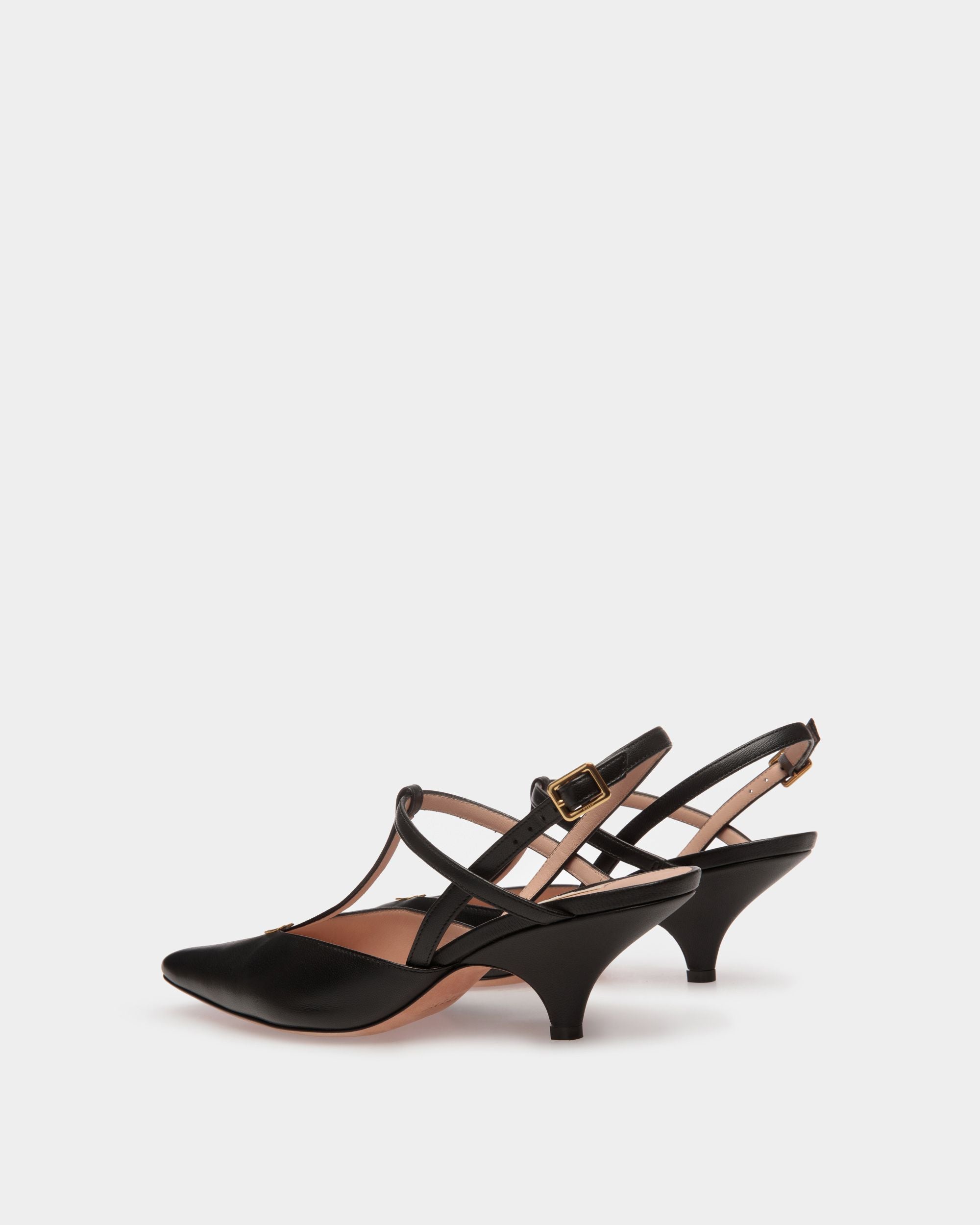 Katy Slingpumps Aus Leder in Schwarz - Damen - Bally - 03