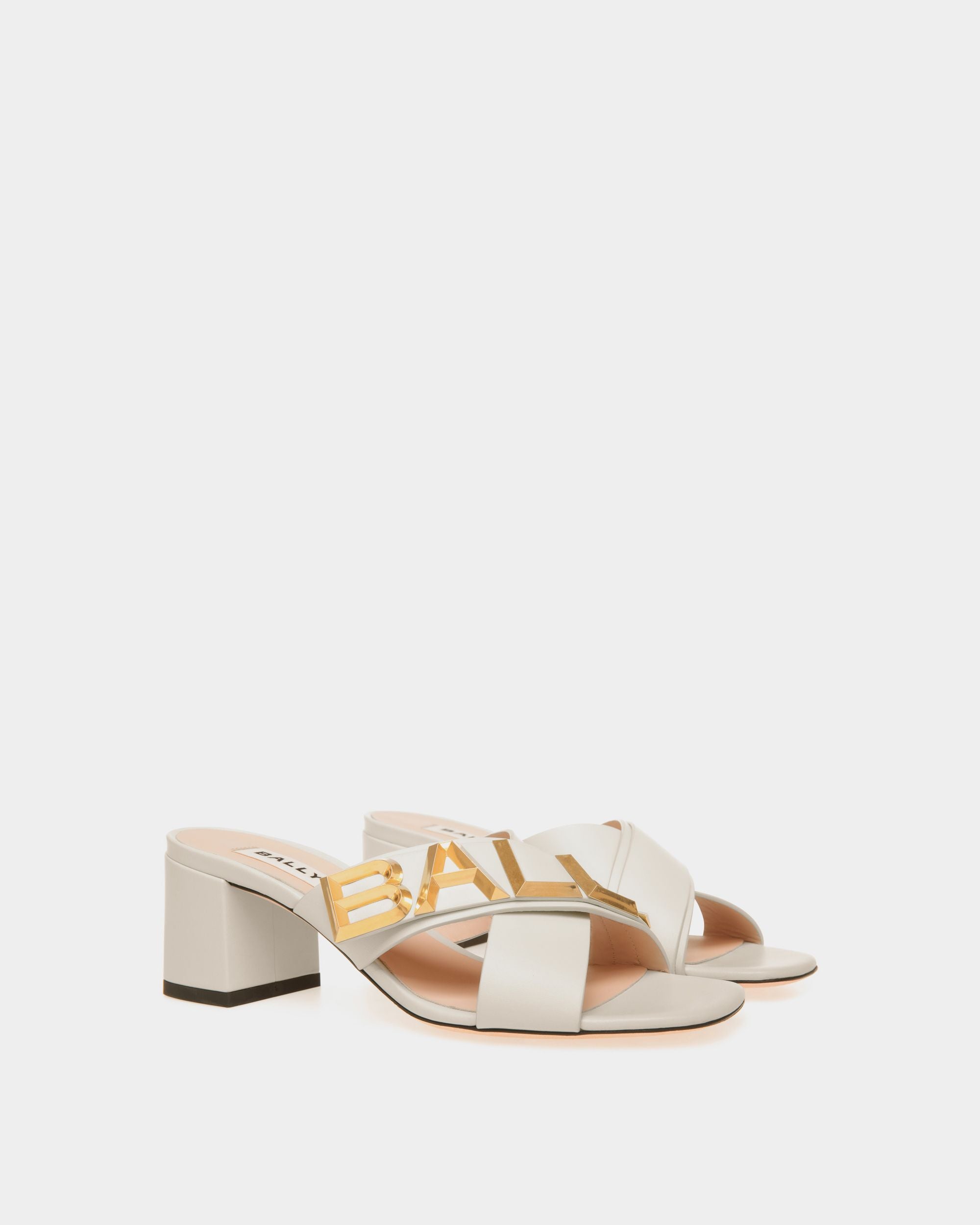 Bally Spell Pantolette Mit Absatz Aus Leder - Damen - Bally - 02