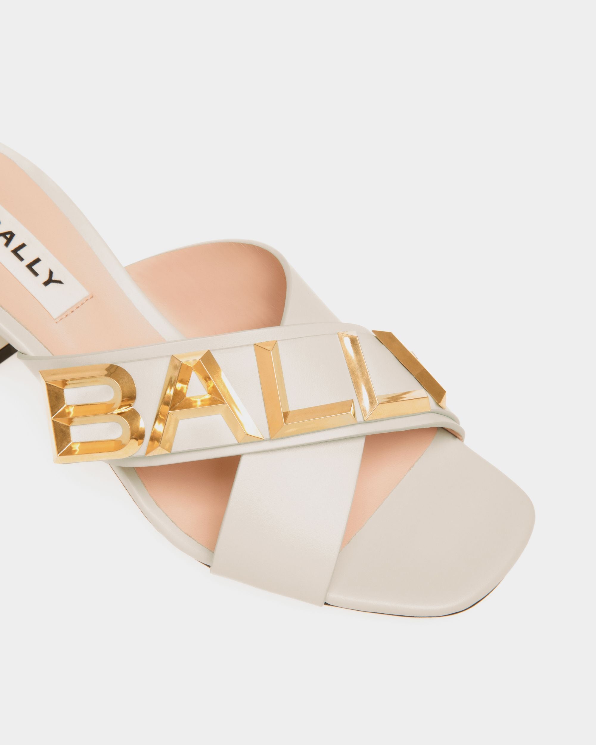 Bally Spell Pantolette Mit Absatz Aus Leder - Damen - Bally - 04