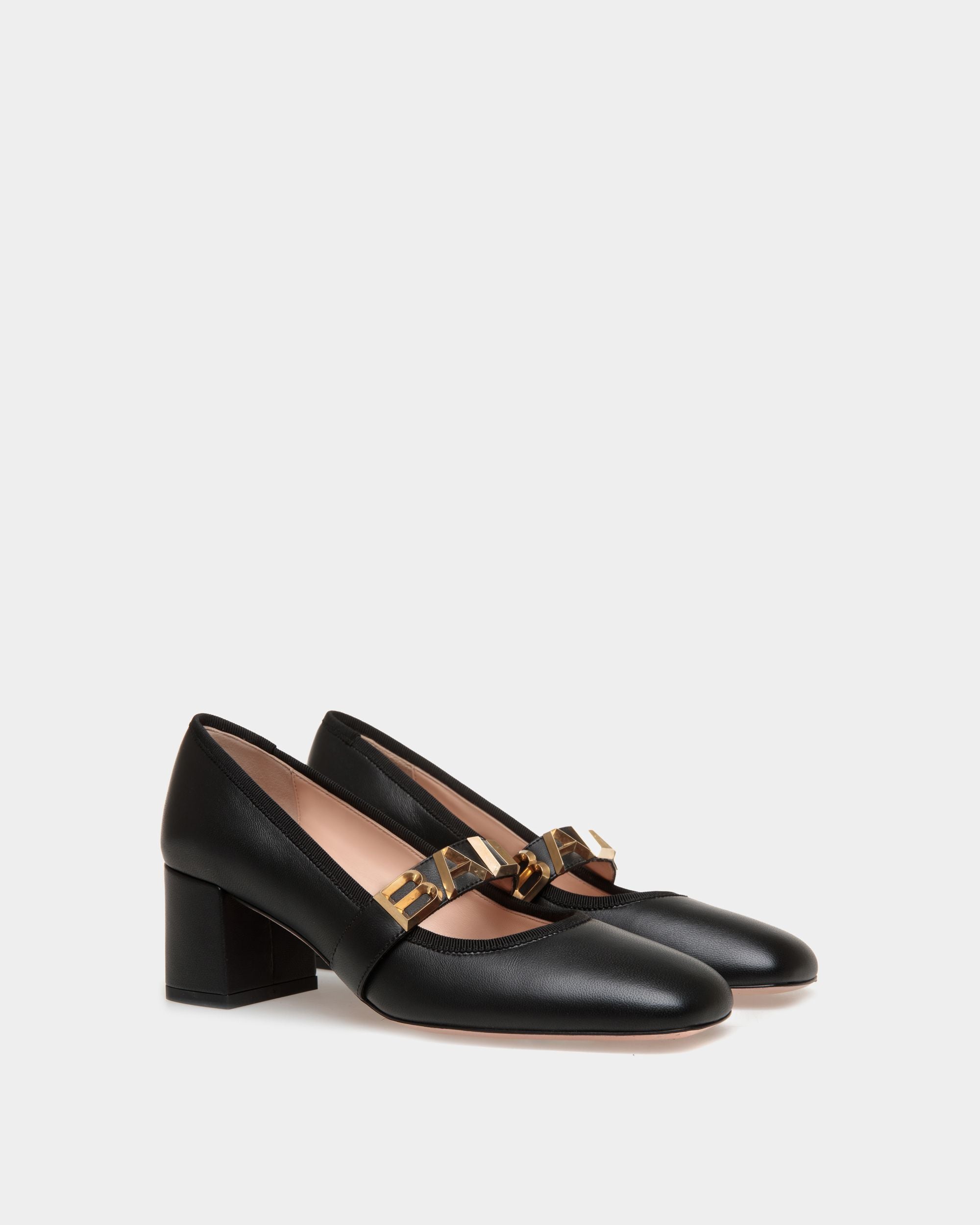 Bally Spell Pumps Aus Schwarzem Leder - Damen - Bally - 02
