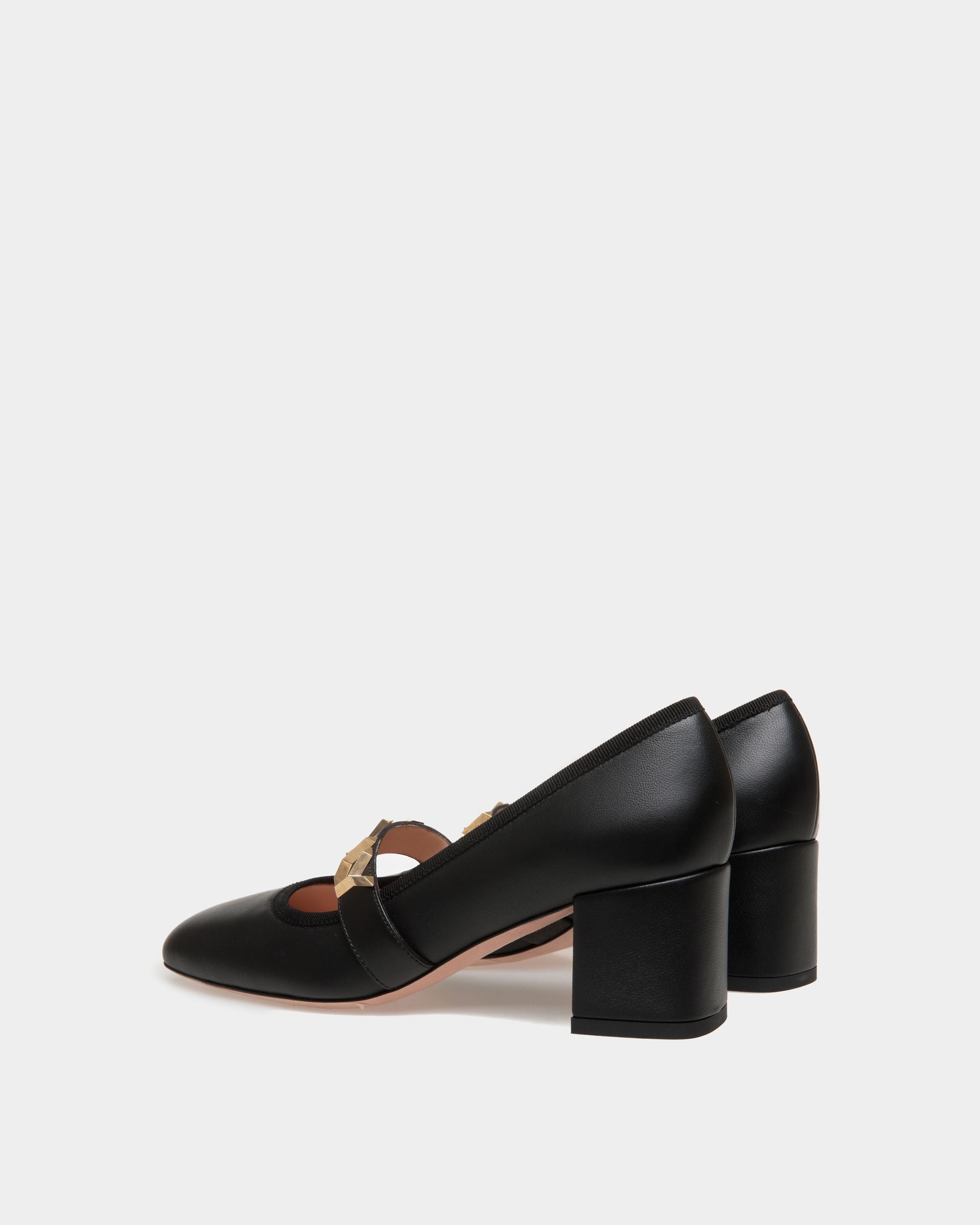 Bally Spell Pumps Aus Schwarzem Leder - Damen - Bally - 03