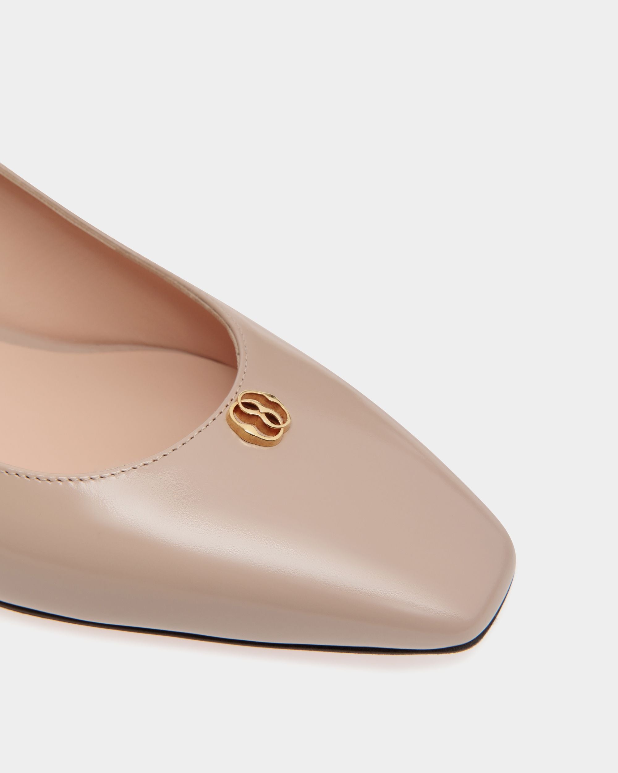 Sylt Pumps Aus Gebürstetem Leder In Light Beige - Damen - Bally - 04