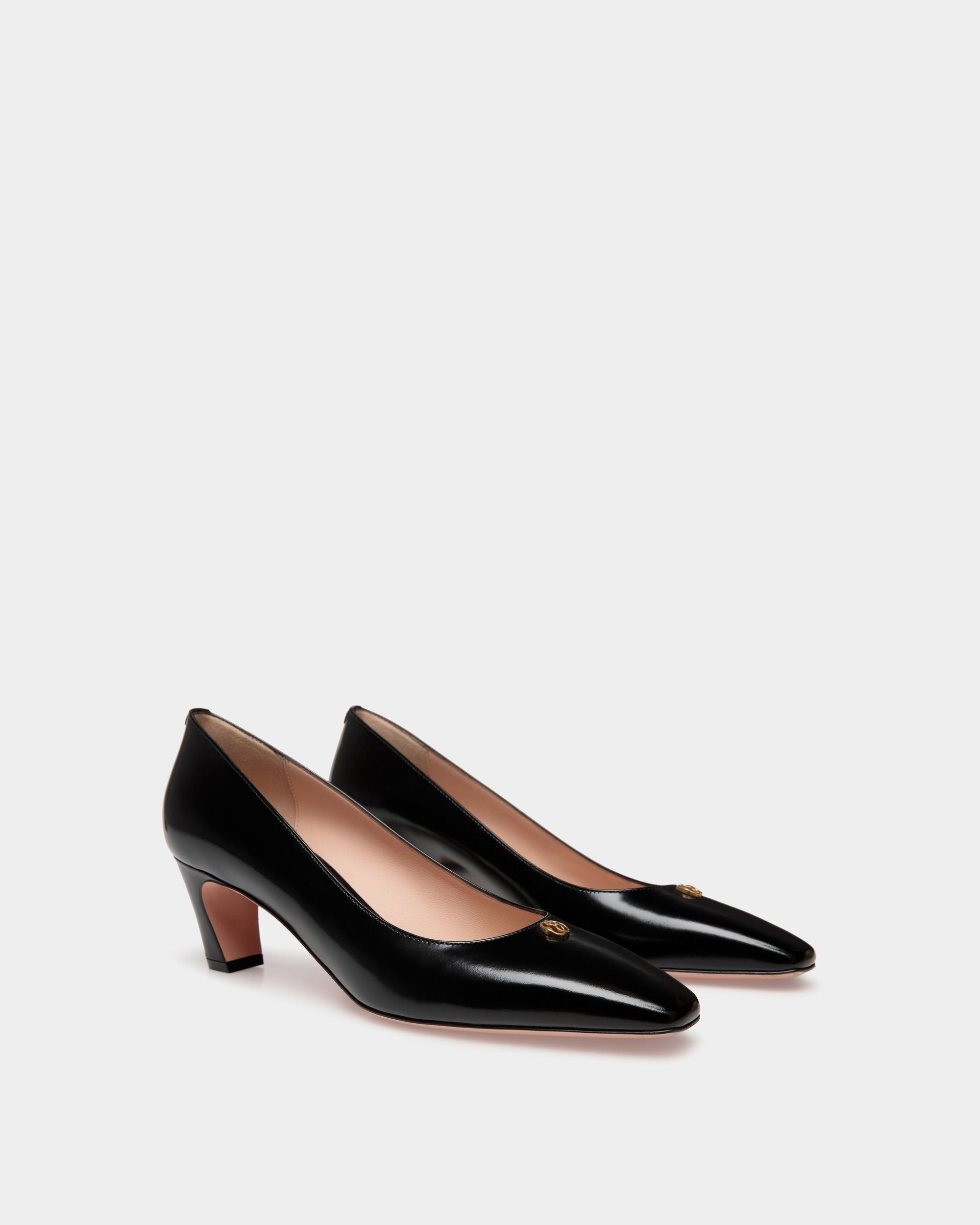 Sylt Pumps Aus Gebürstetem Leder In Schwarz - Damen - Bally - 02