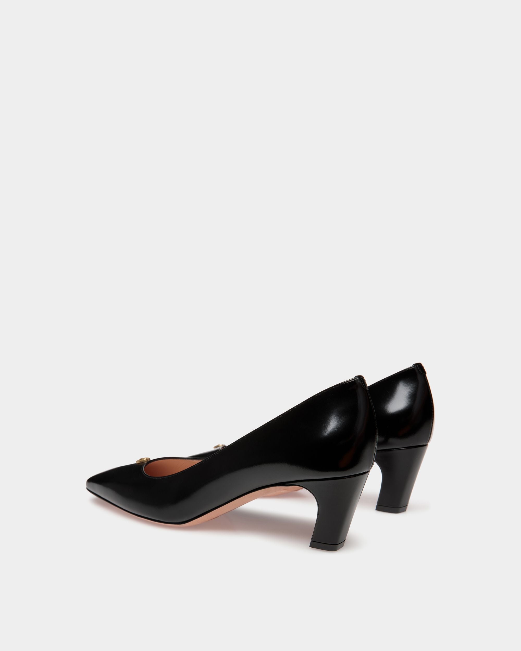 Sylt Pumps Aus Gebürstetem Leder In Schwarz - Damen - Bally - 03