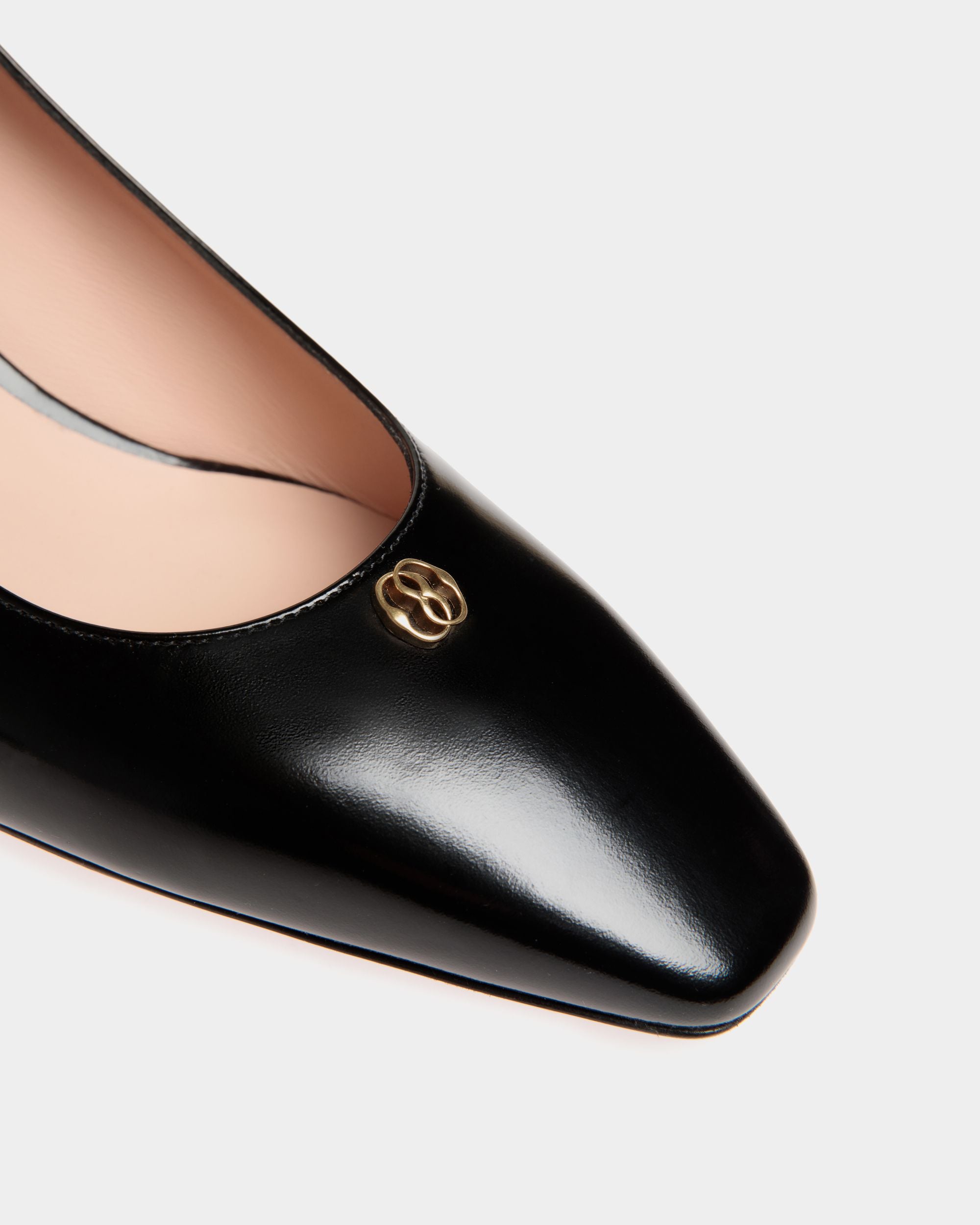 Sylt Pumps Aus Gebürstetem Leder In Schwarz - Damen - Bally - 04