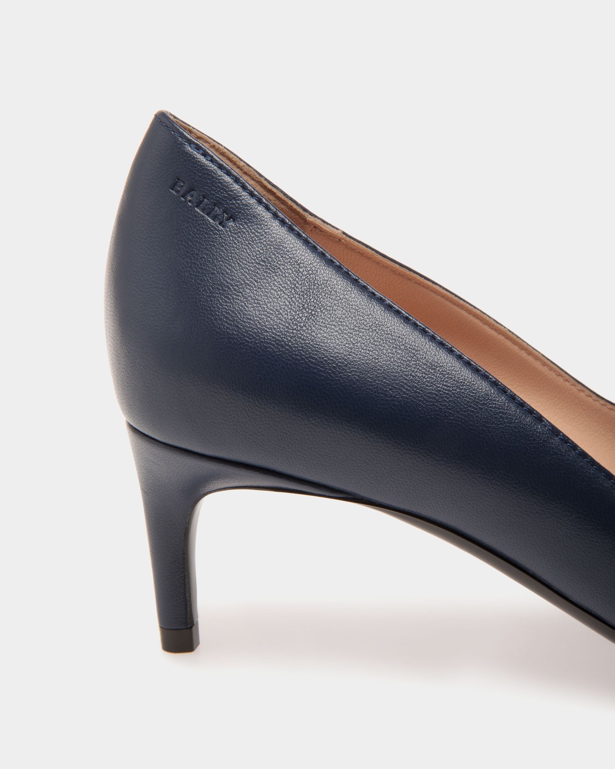 Pumps In Blue Leather - Damen - Bally - 05