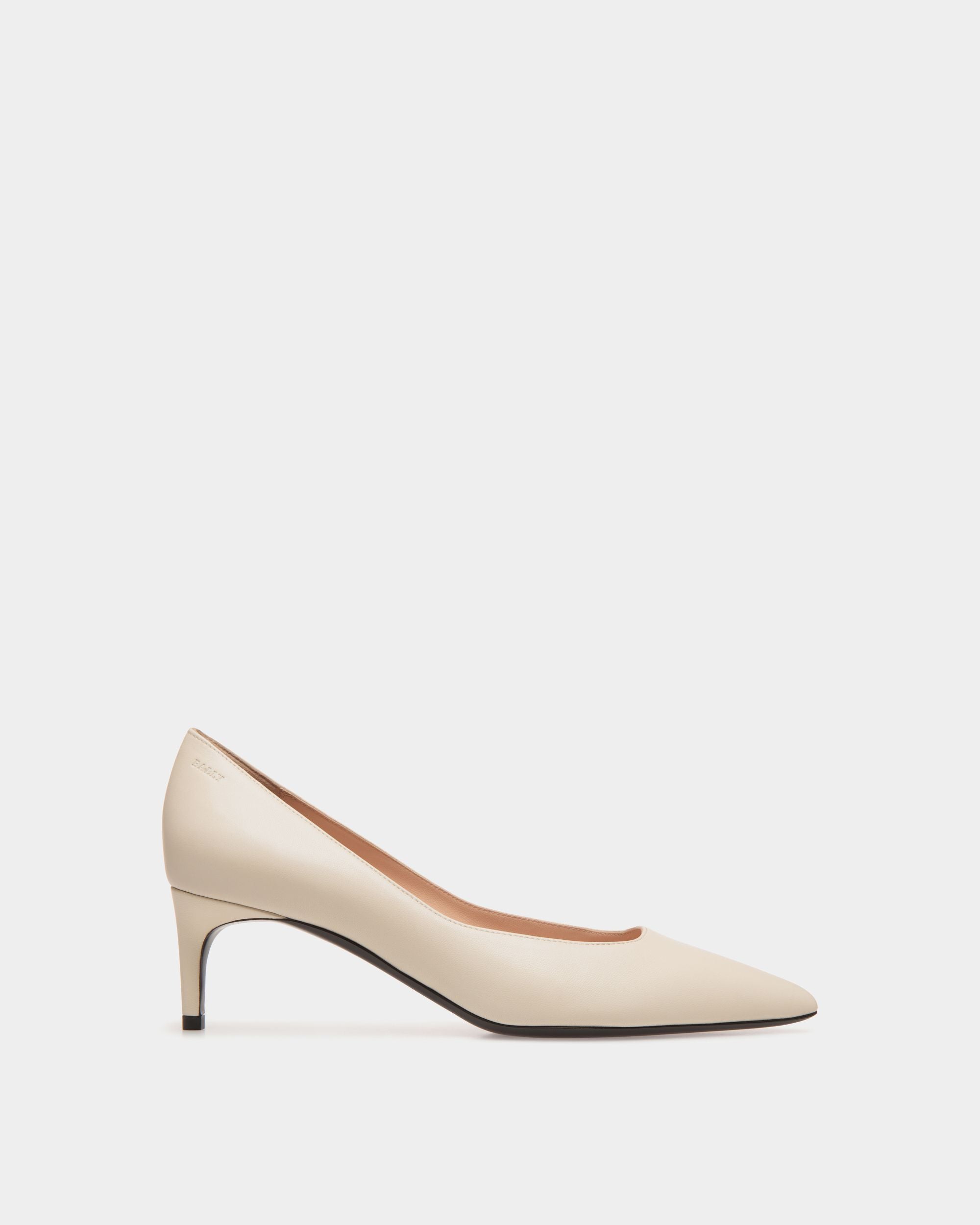 Pump In White Lamb - Damen - Bally - 01
