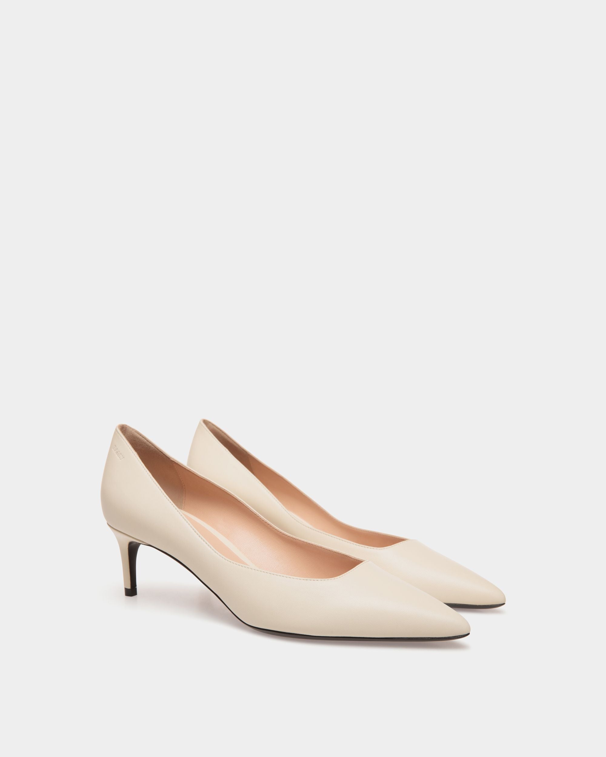 Pump In White Lamb - Damen - Bally - 02