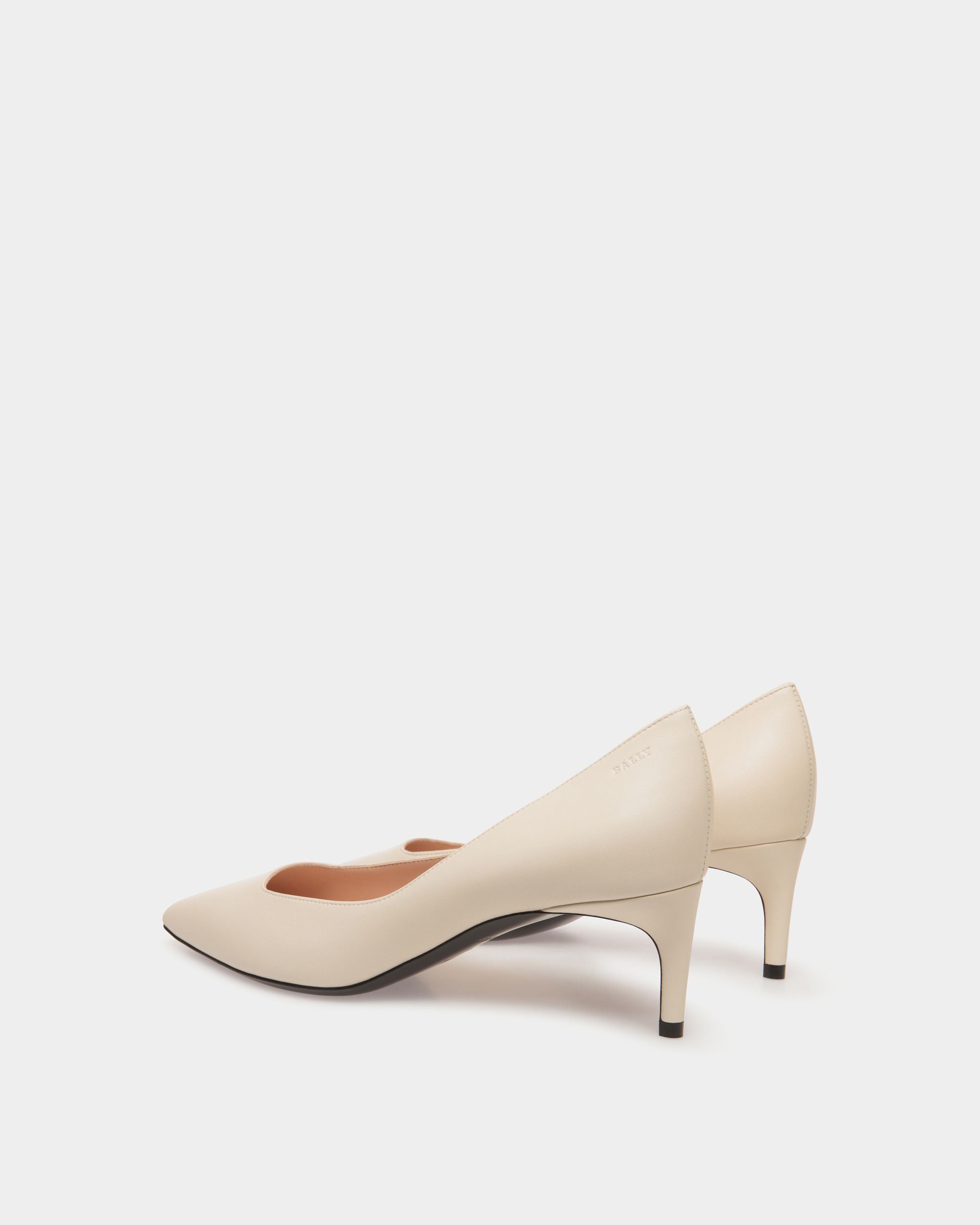 Pump In White Lamb - Damen - Bally - 03