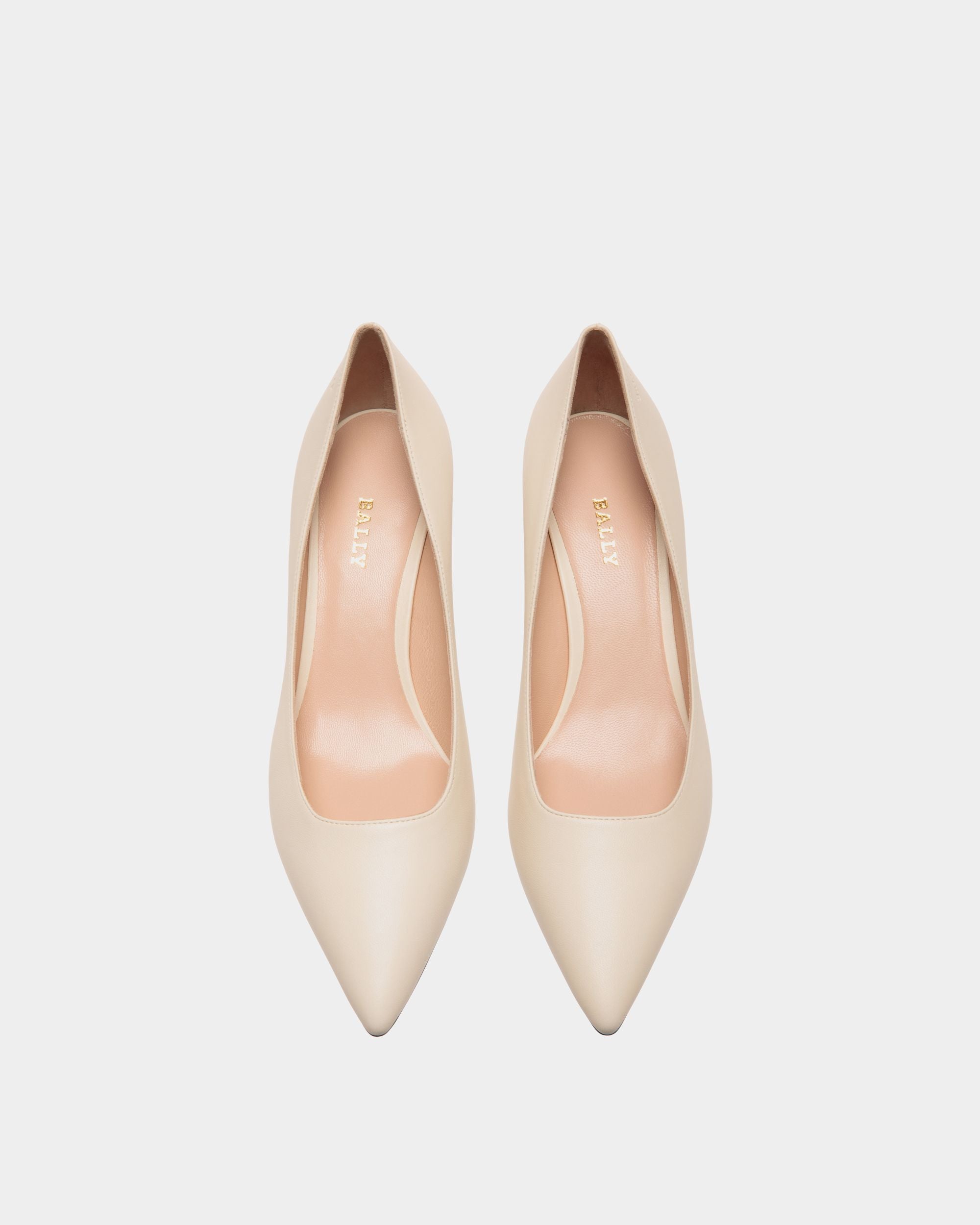 Pump In White Lamb - Damen - Bally - 04