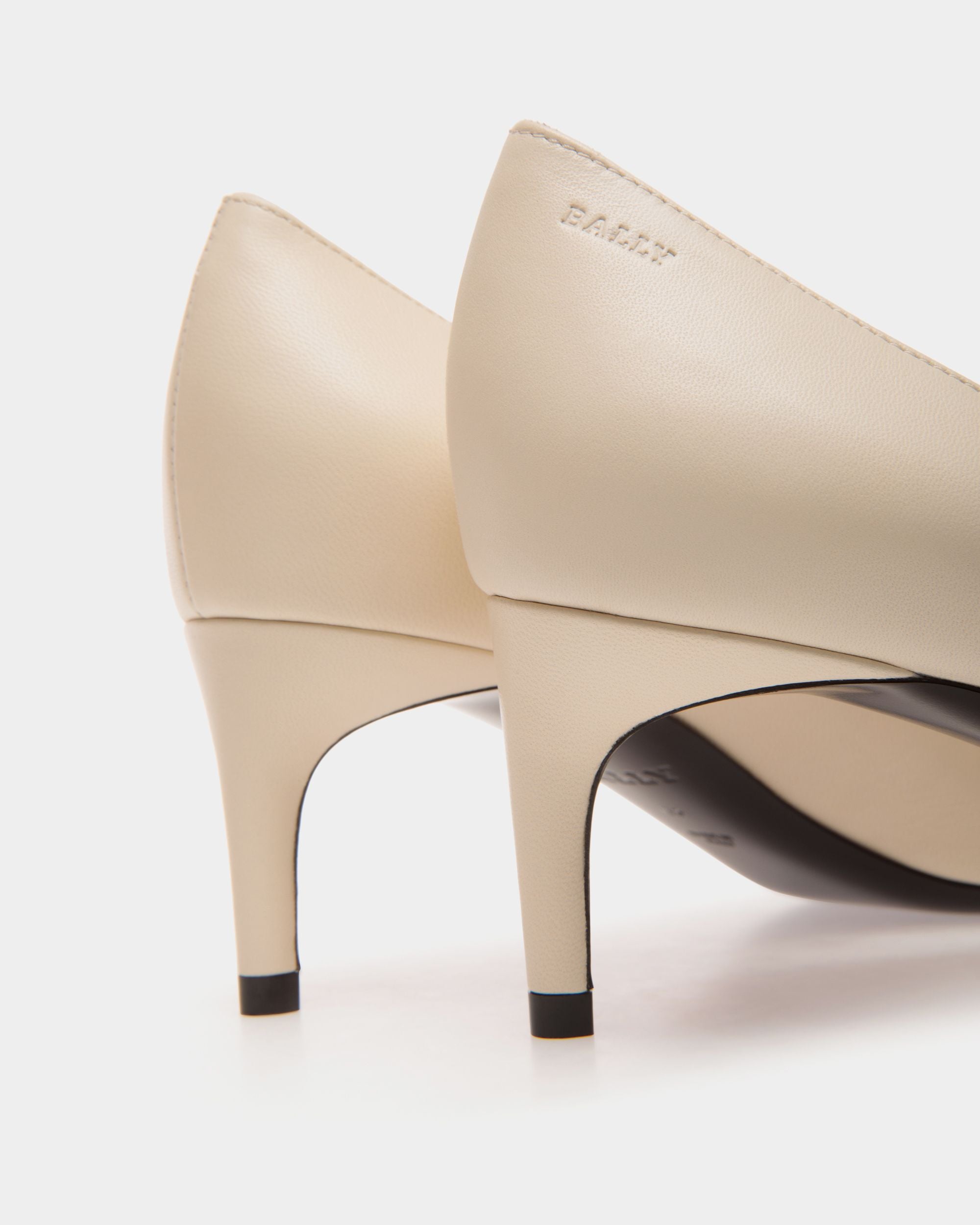 Pump In White Lamb - Damen - Bally - 05