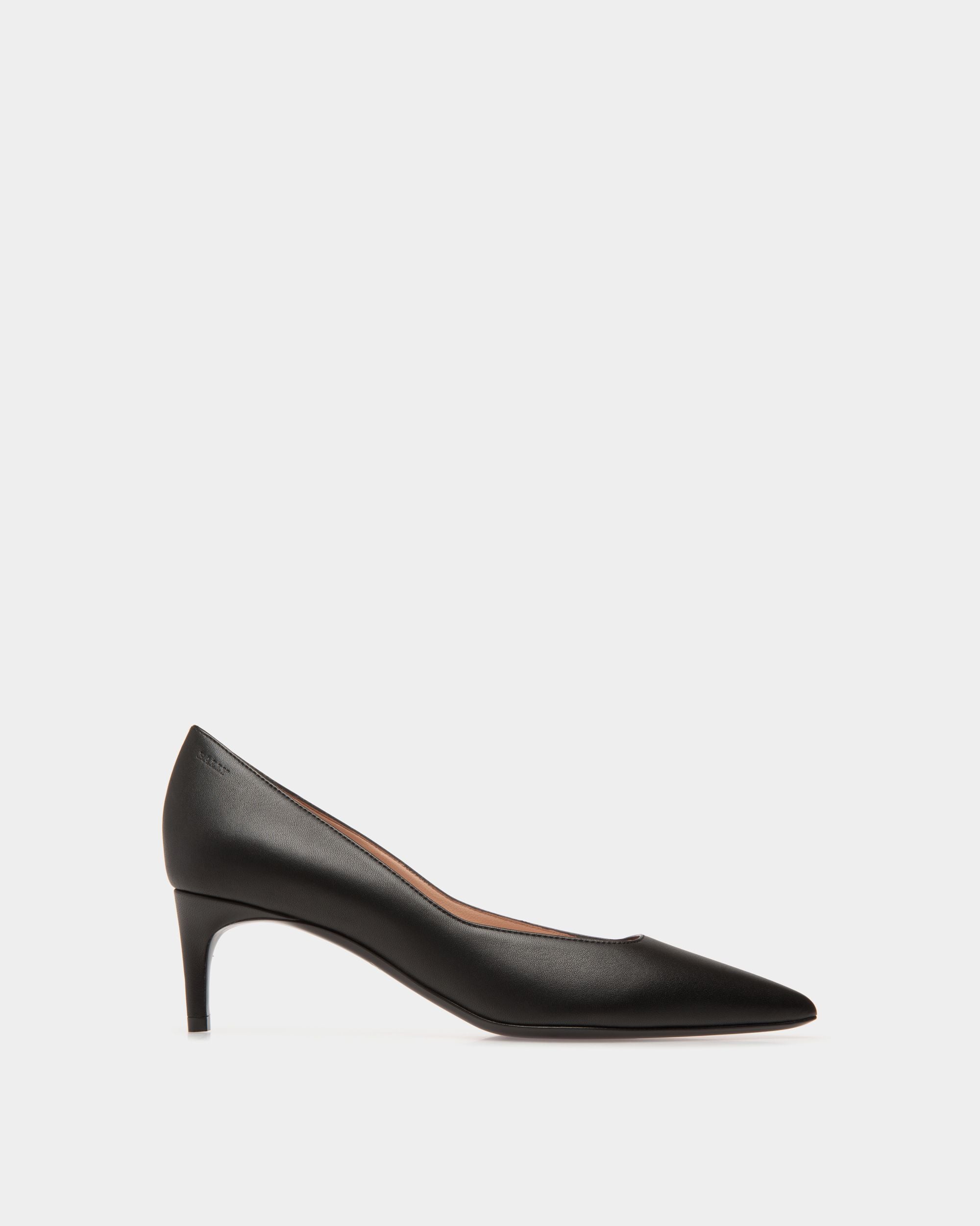 Pump In Black Leather - Damen - Bally - 01