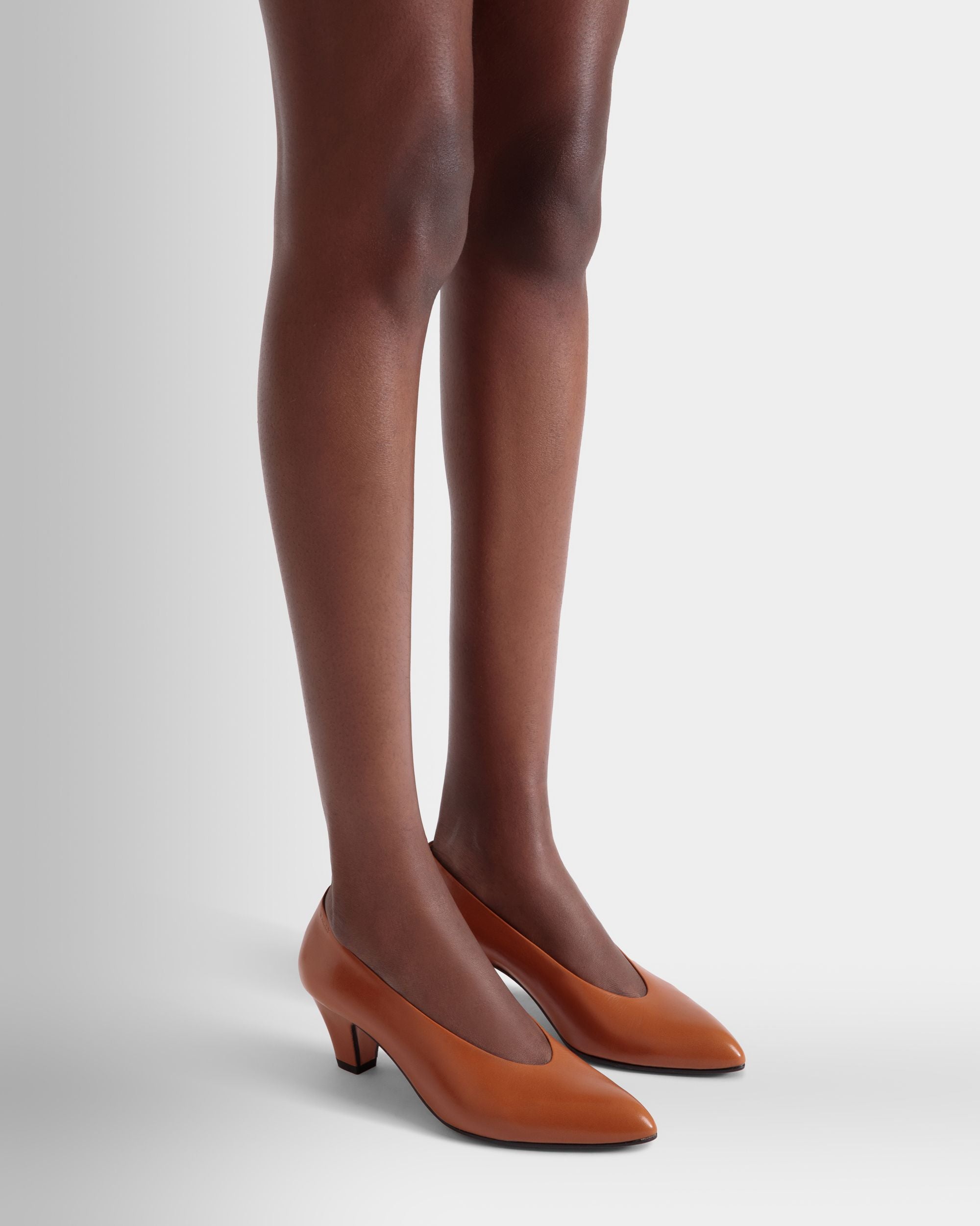 Pumps Alva Aus Leder In Braun - Damen - Bally - 02