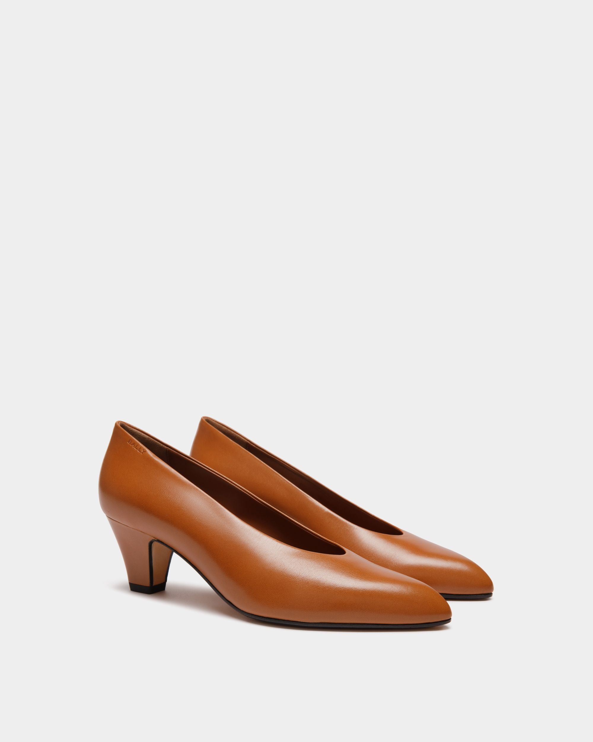 Pumps Alva Aus Leder In Braun - Damen - Bally - 03