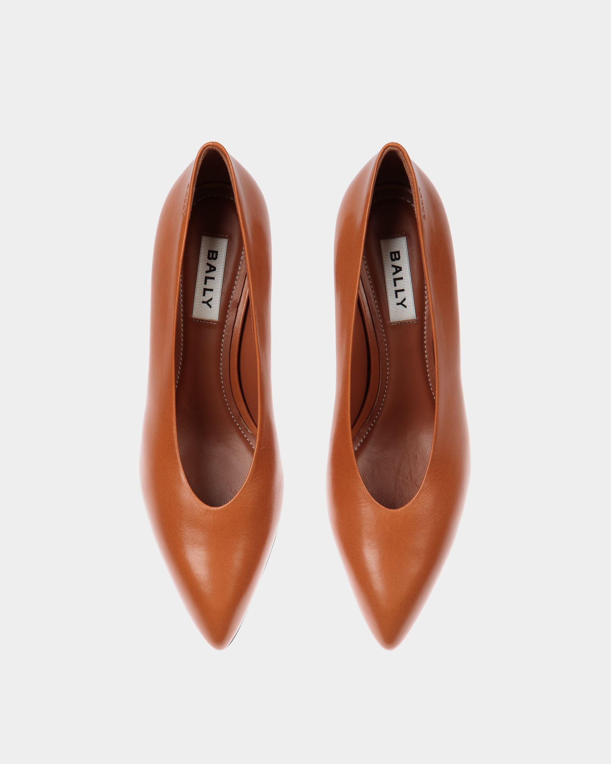 Pumps Alva Aus Leder In Braun - Damen - Bally - 05