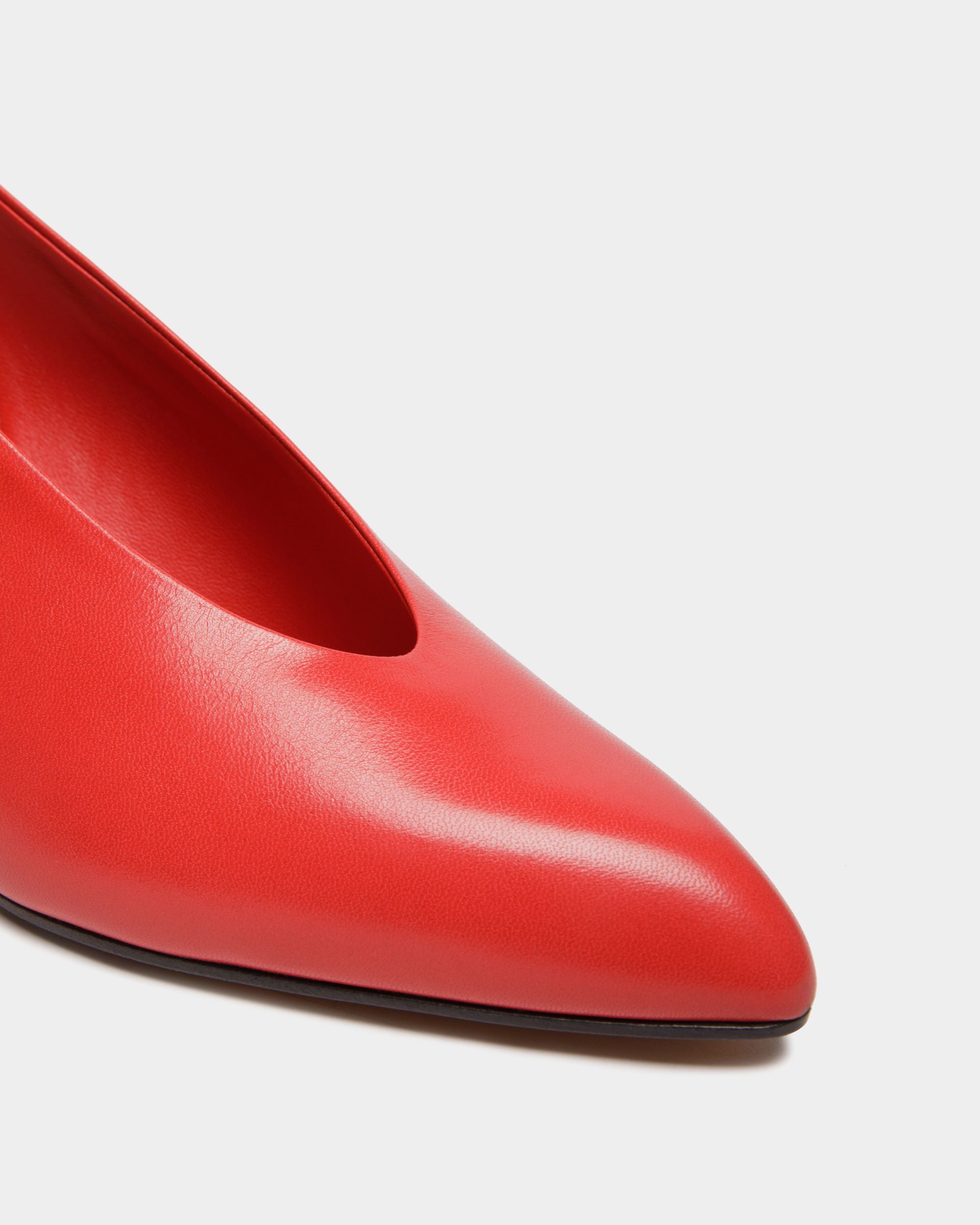 Pumps Alva Aus Leder In Rot - Damen - Bally - 06