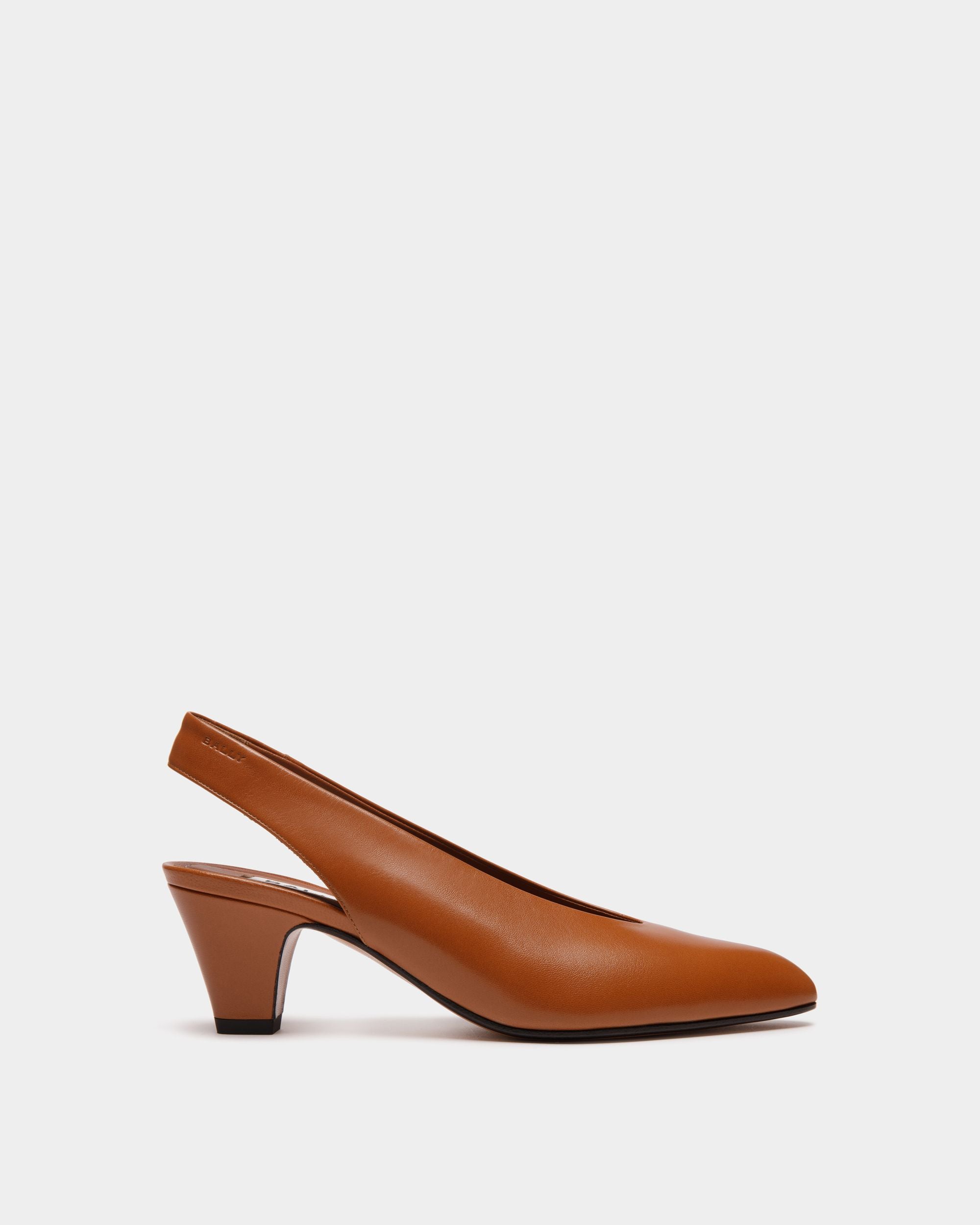 Alva Pumps Aus Braunem Leder - Damen - Bally - 01