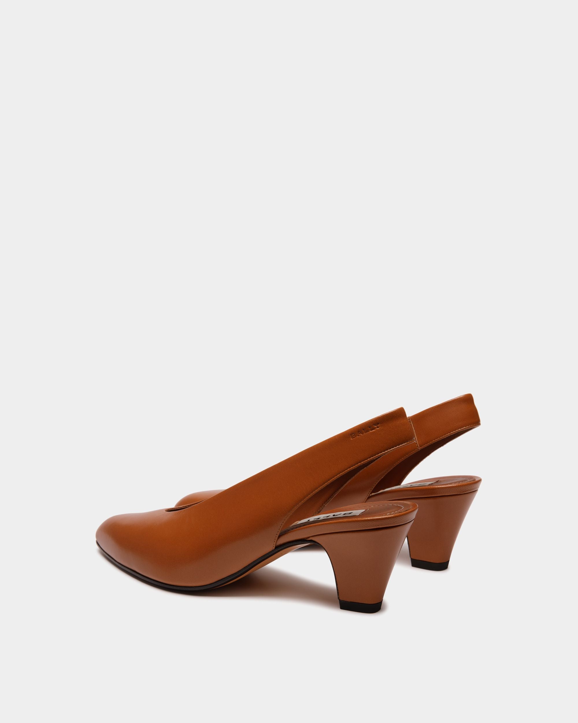 Alva Pumps Aus Braunem Leder - Damen - Bally - 04