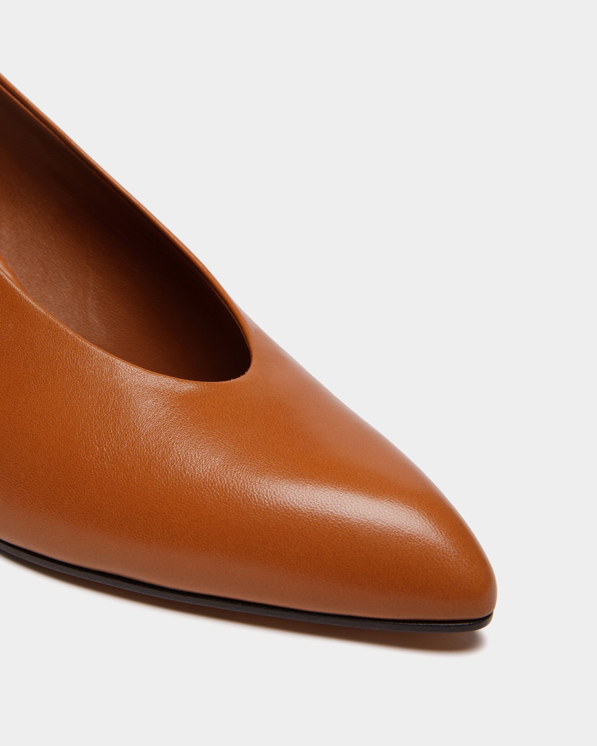 Alva Pumps Aus Braunem Leder - Damen - Bally - 06