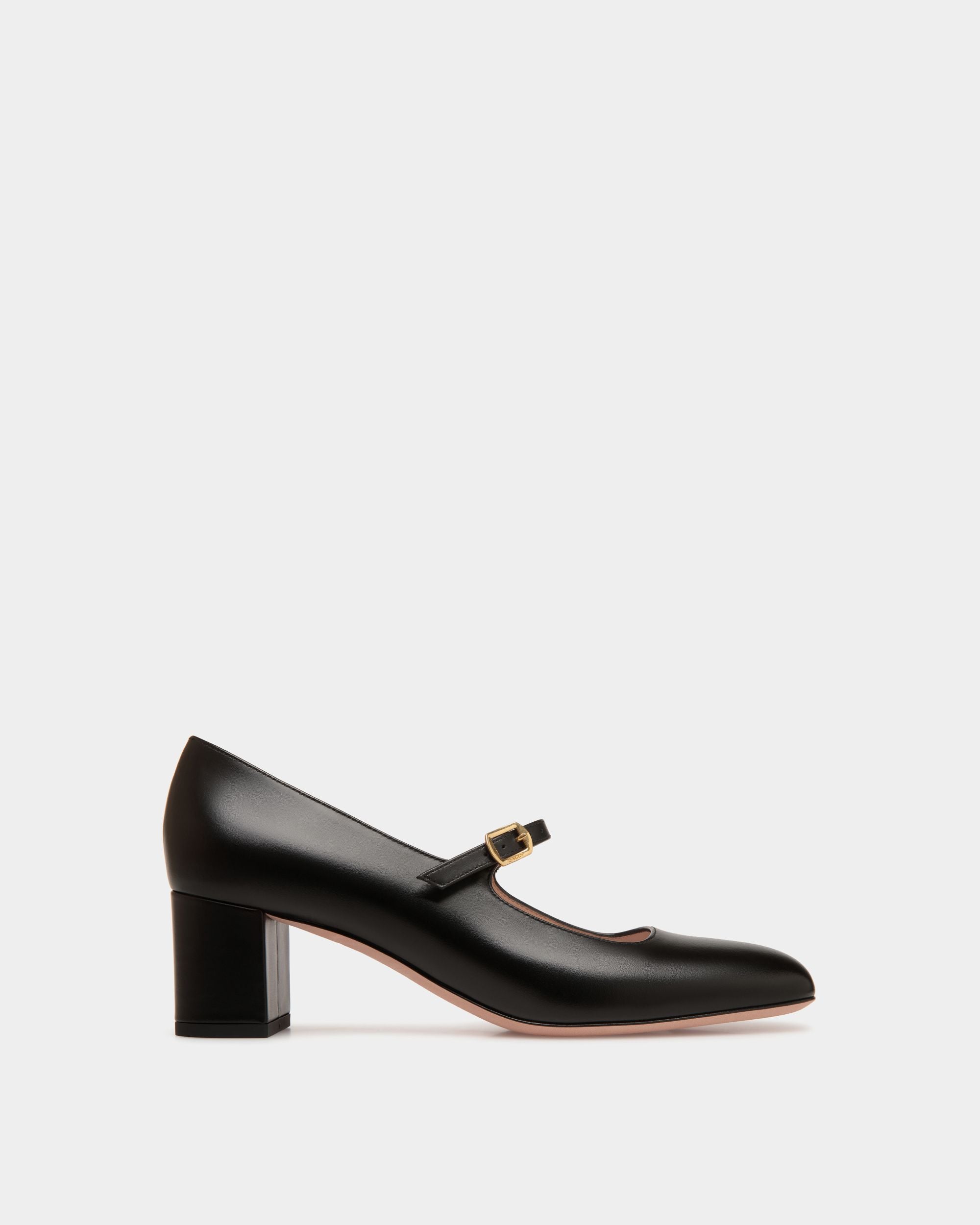 Ballyrina Pumps Aus Leder In Schwarz - Damen - Bally - 01