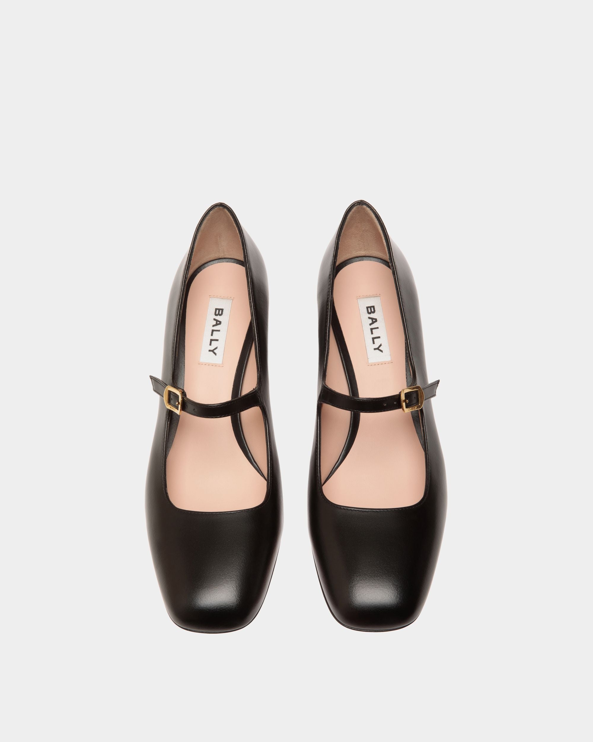 Ballyrina Pumps Aus Leder In Schwarz - Damen - Bally - 05