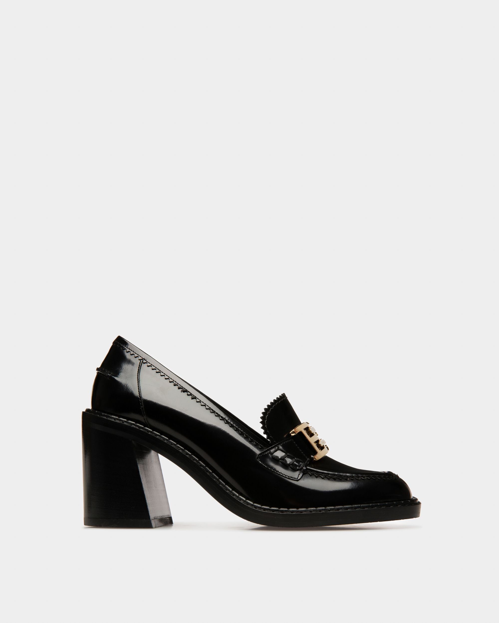 Ellyane Pumps Aus Schwarzem Leder - Damen - Bally - 01