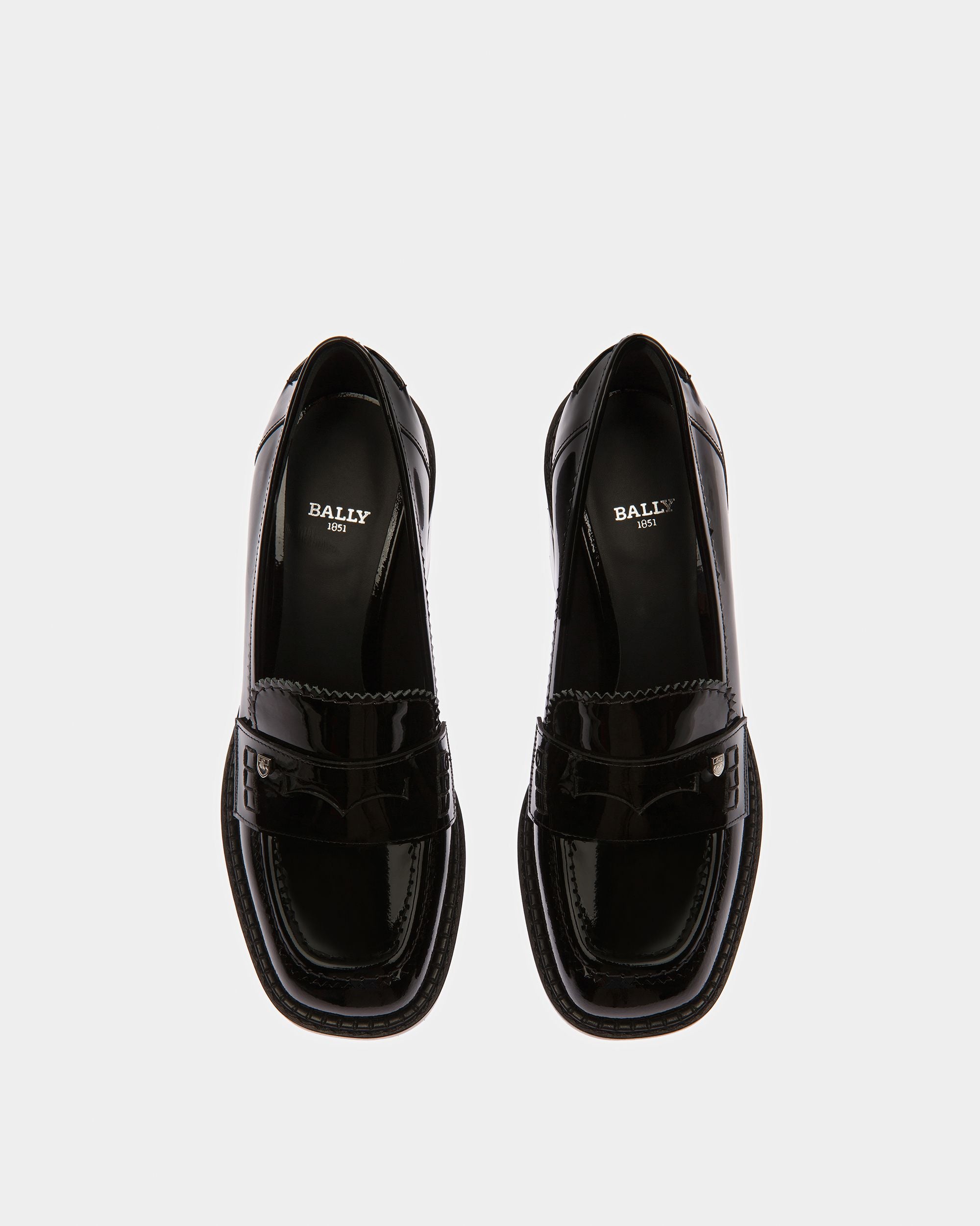 Elly Mokassin Aus Leder In Schwarz - Damen - Bally - 02