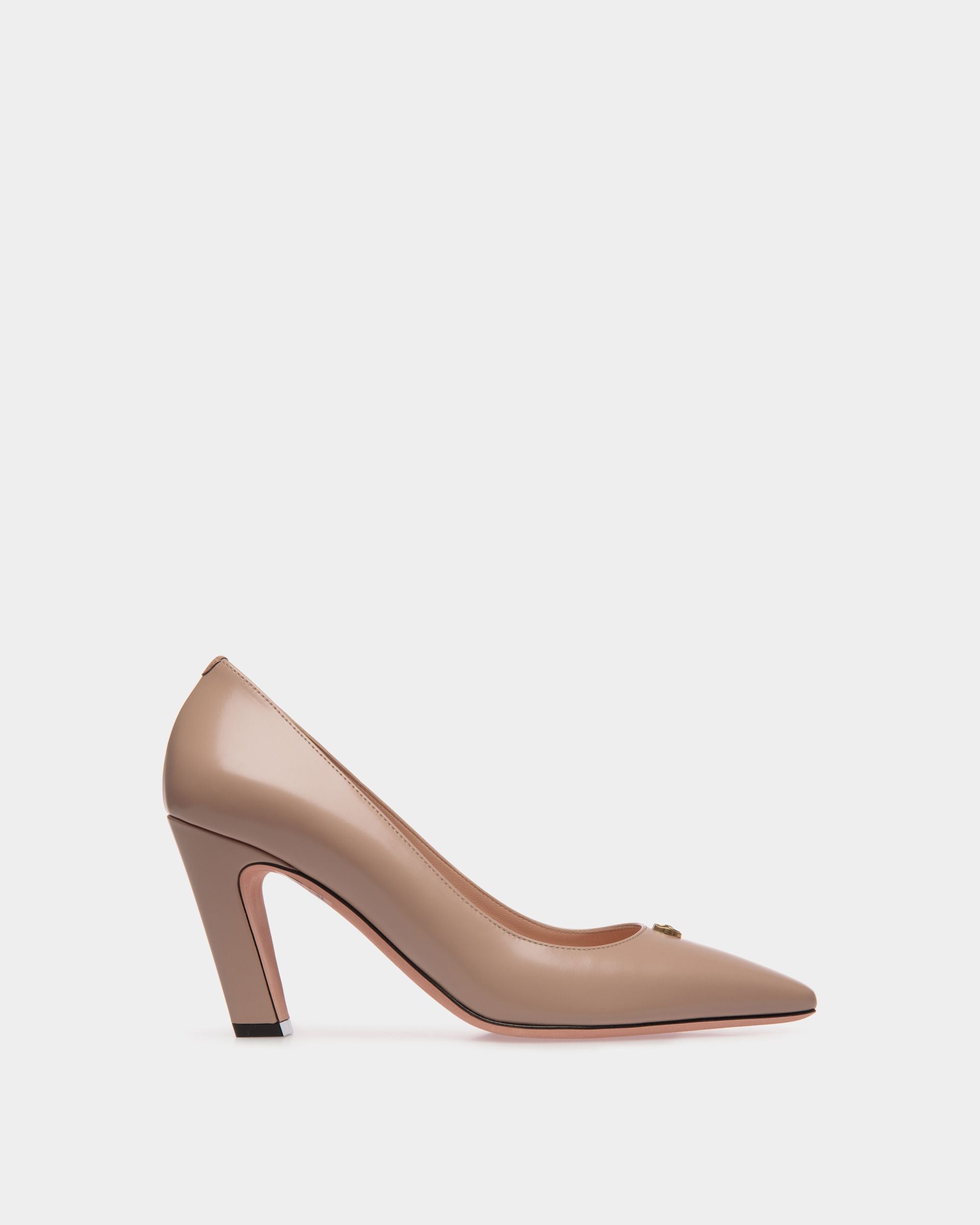 Sylt Pumps Aus Gebürstetem Leder In Light Beige - Damen - Bally - 01