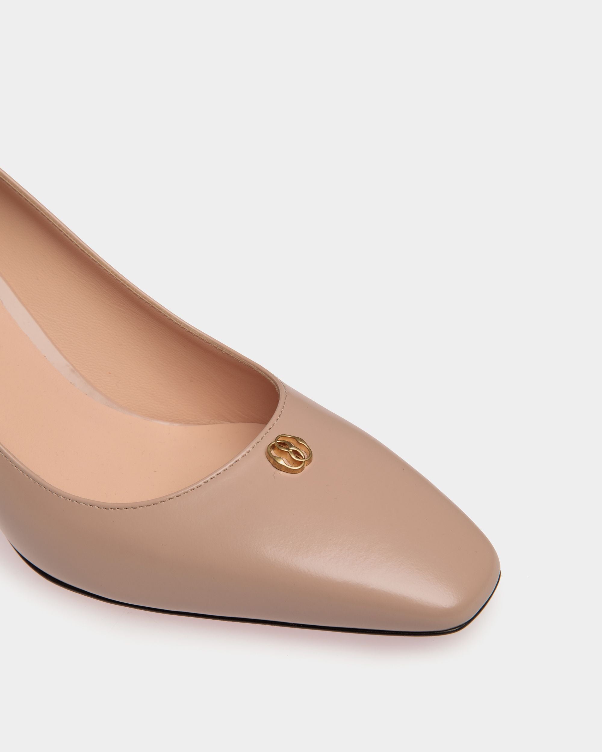 Sylt Pumps Aus Gebürstetem Leder In Light Beige - Damen - Bally - 04