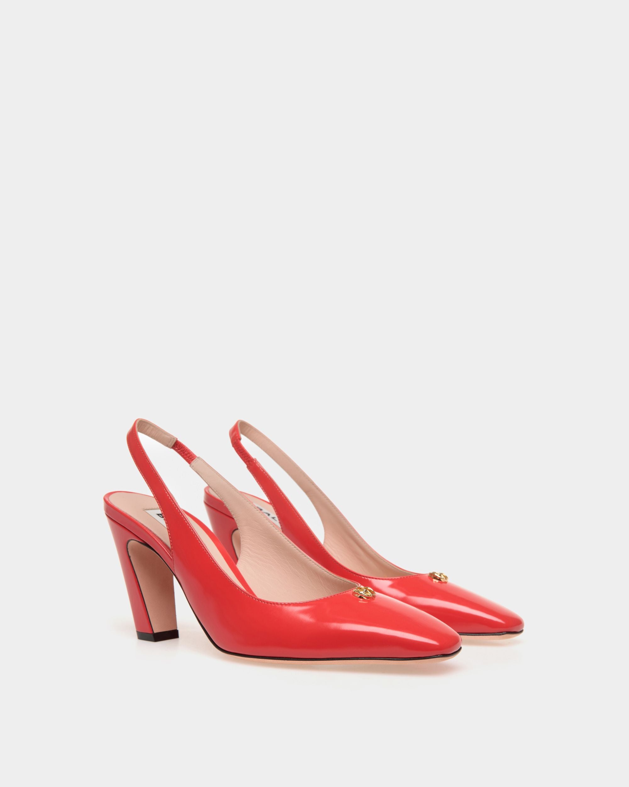 Sylt Slingpumps Aus Leder In Rot - Damen - Bally - 02