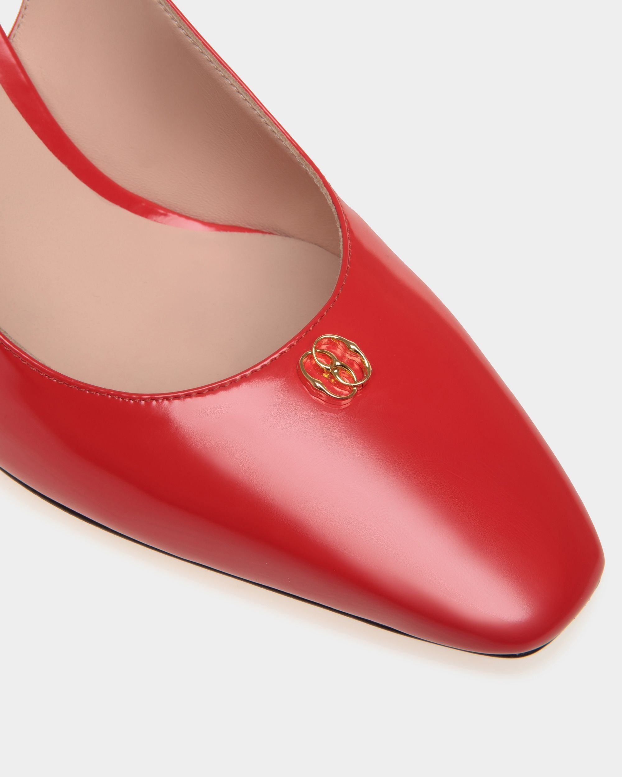 Sylt Slingpumps Aus Leder In Rot - Damen - Bally - 04