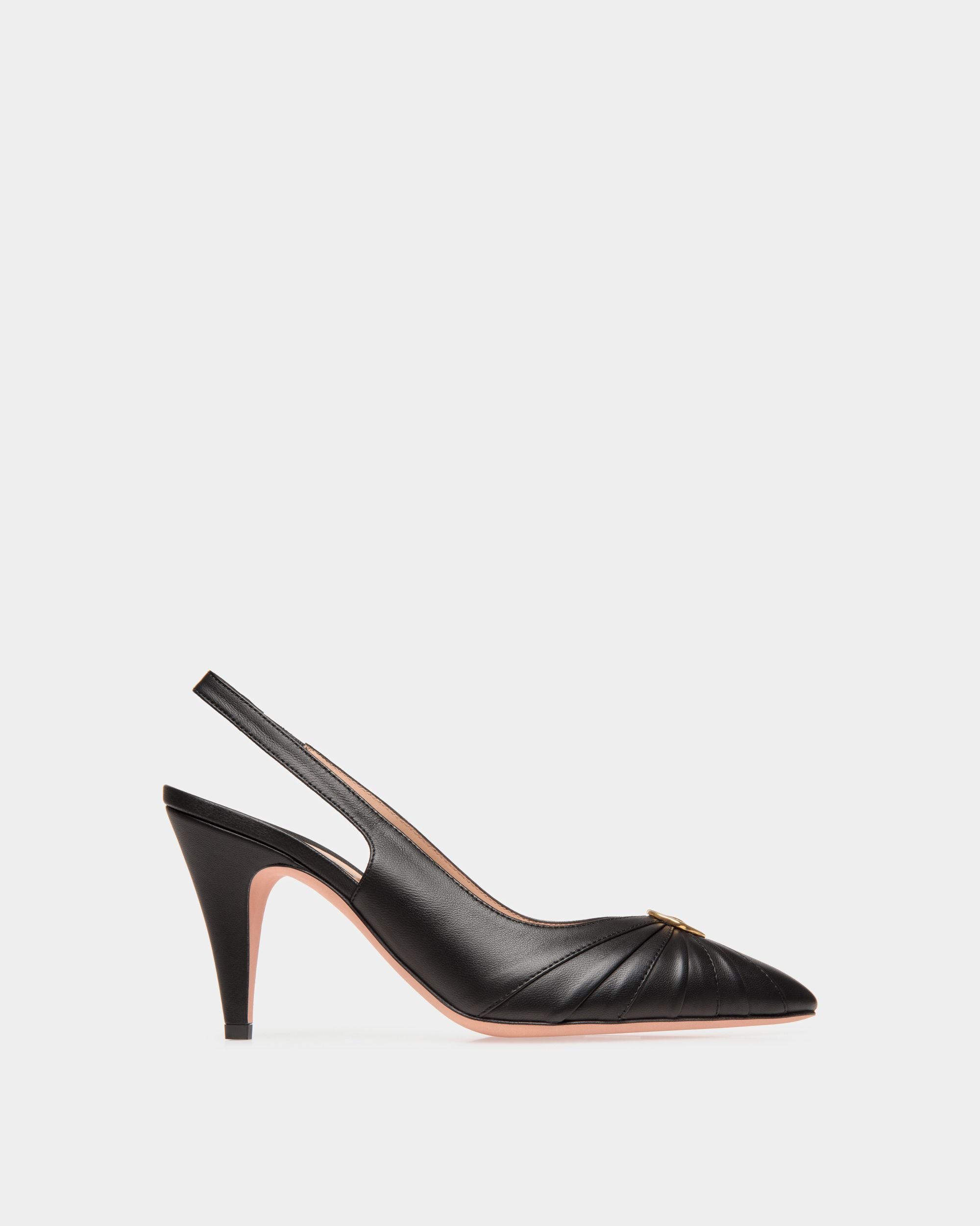 Jolene Slingpumps Aus Leder In Schwarz - Damen - Bally - 01