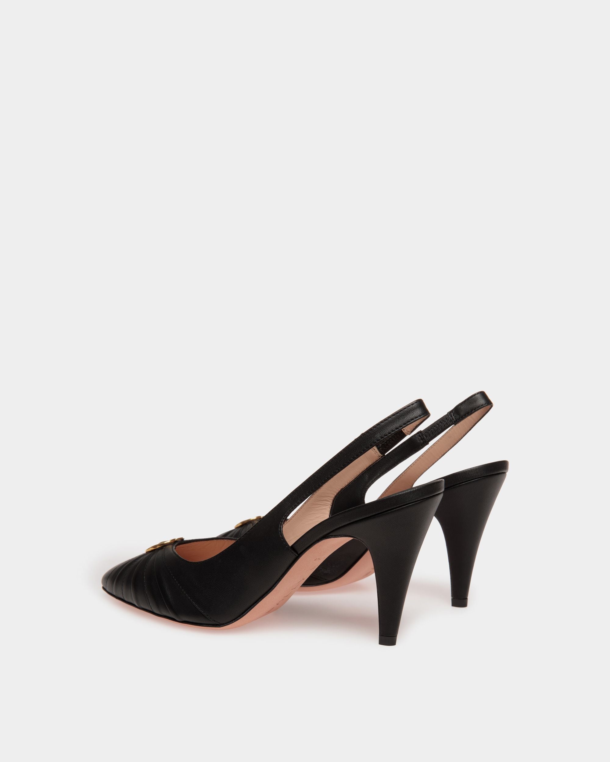 Jolene Slingpumps Aus Leder In Schwarz - Damen - Bally - 03
