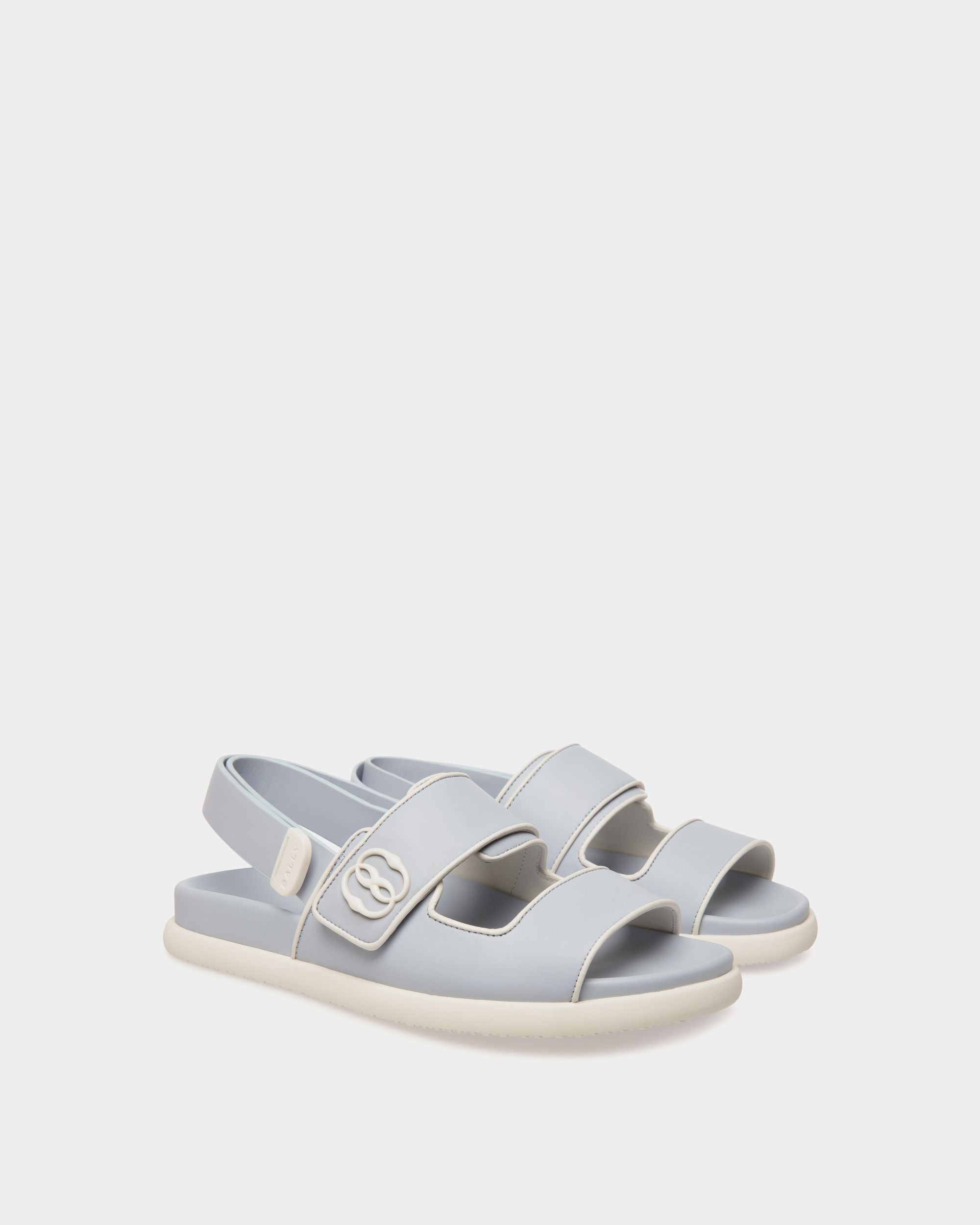 Flache Newport Sandale Aus Leder - Damen - Bally - 02