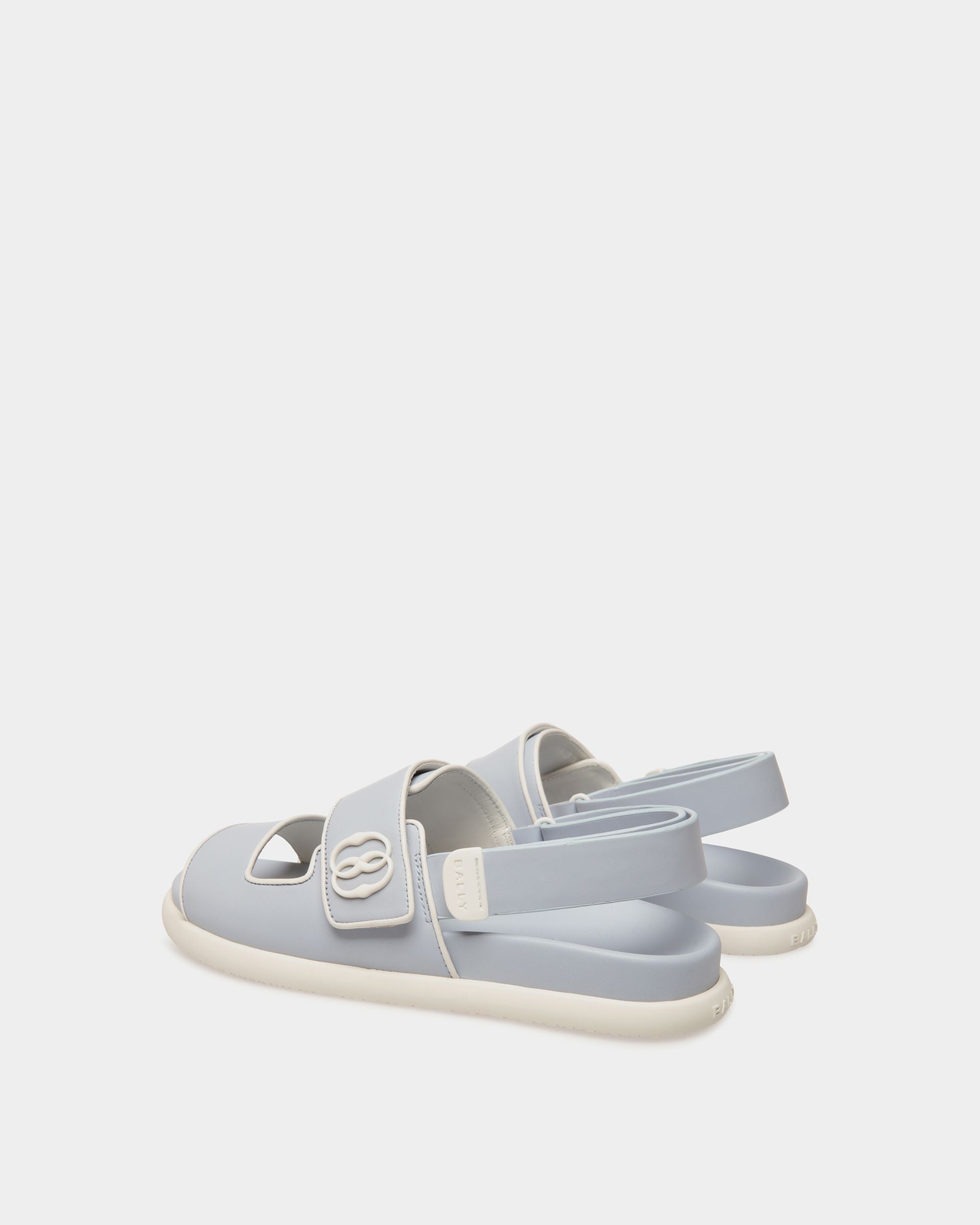 Flache Newport Sandale Aus Leder - Damen - Bally - 03