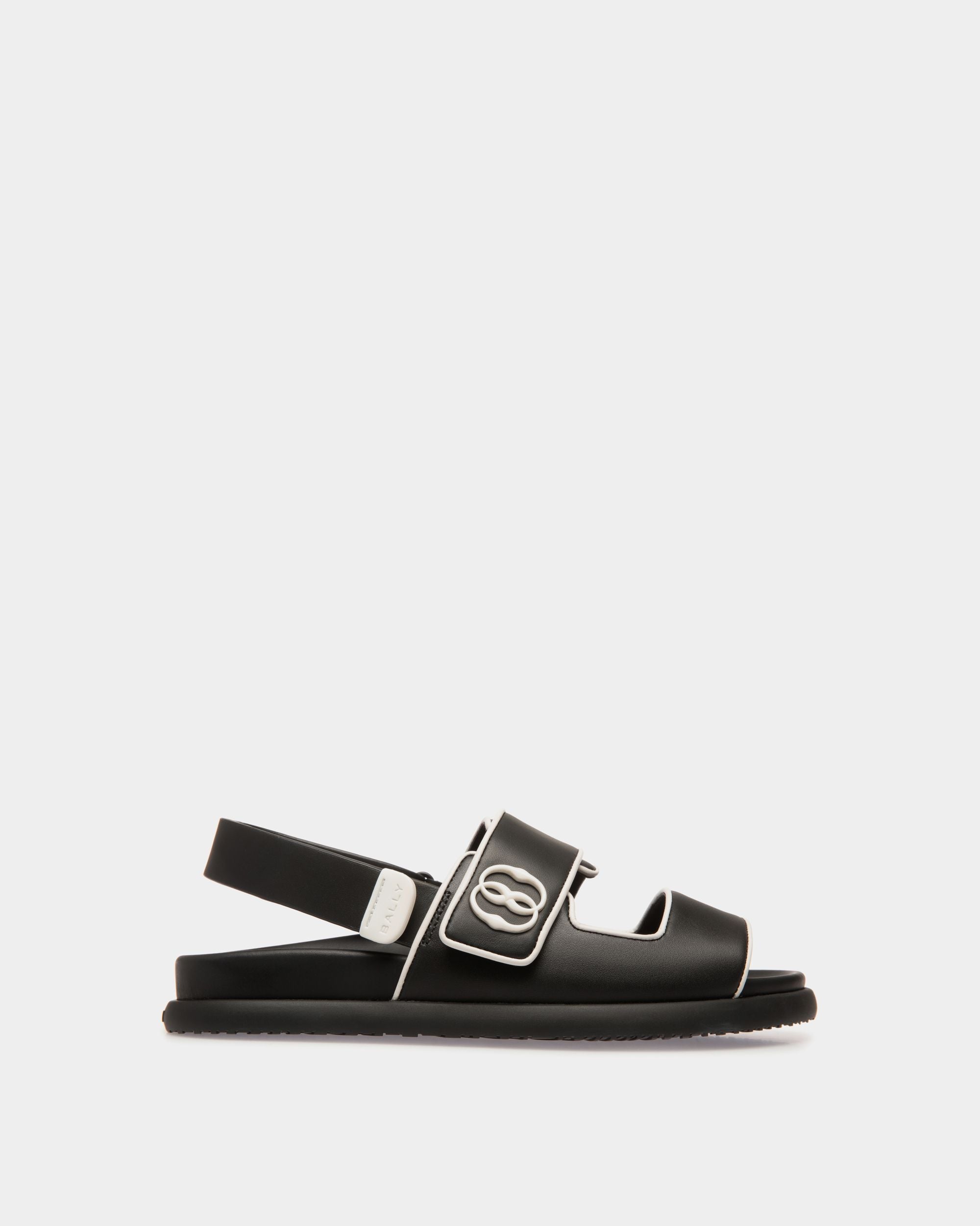 Flache Newport Sandale Aus Leder - Damen - Bally - 01