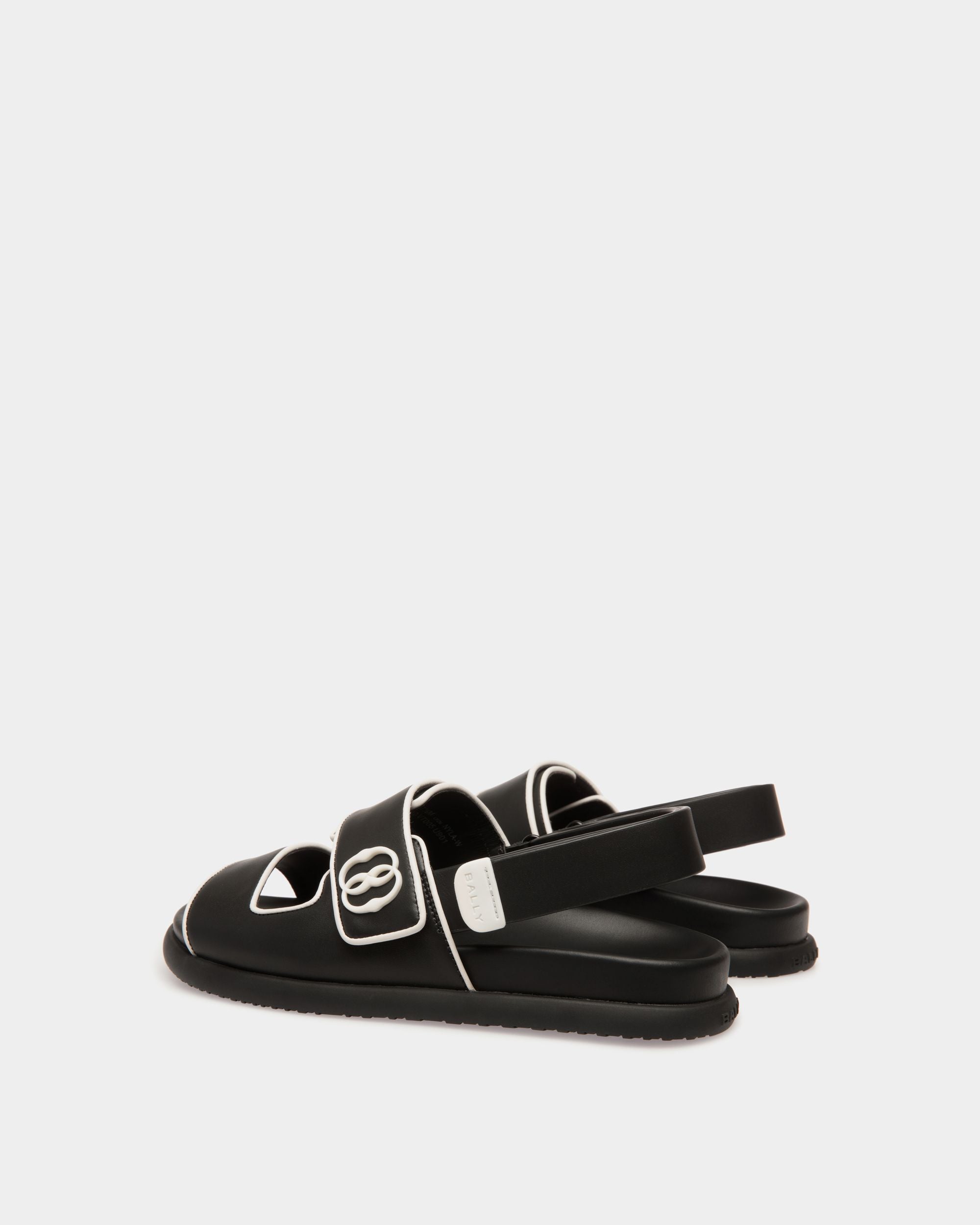 Flache Newport Sandale Aus Leder - Damen - Bally - 03