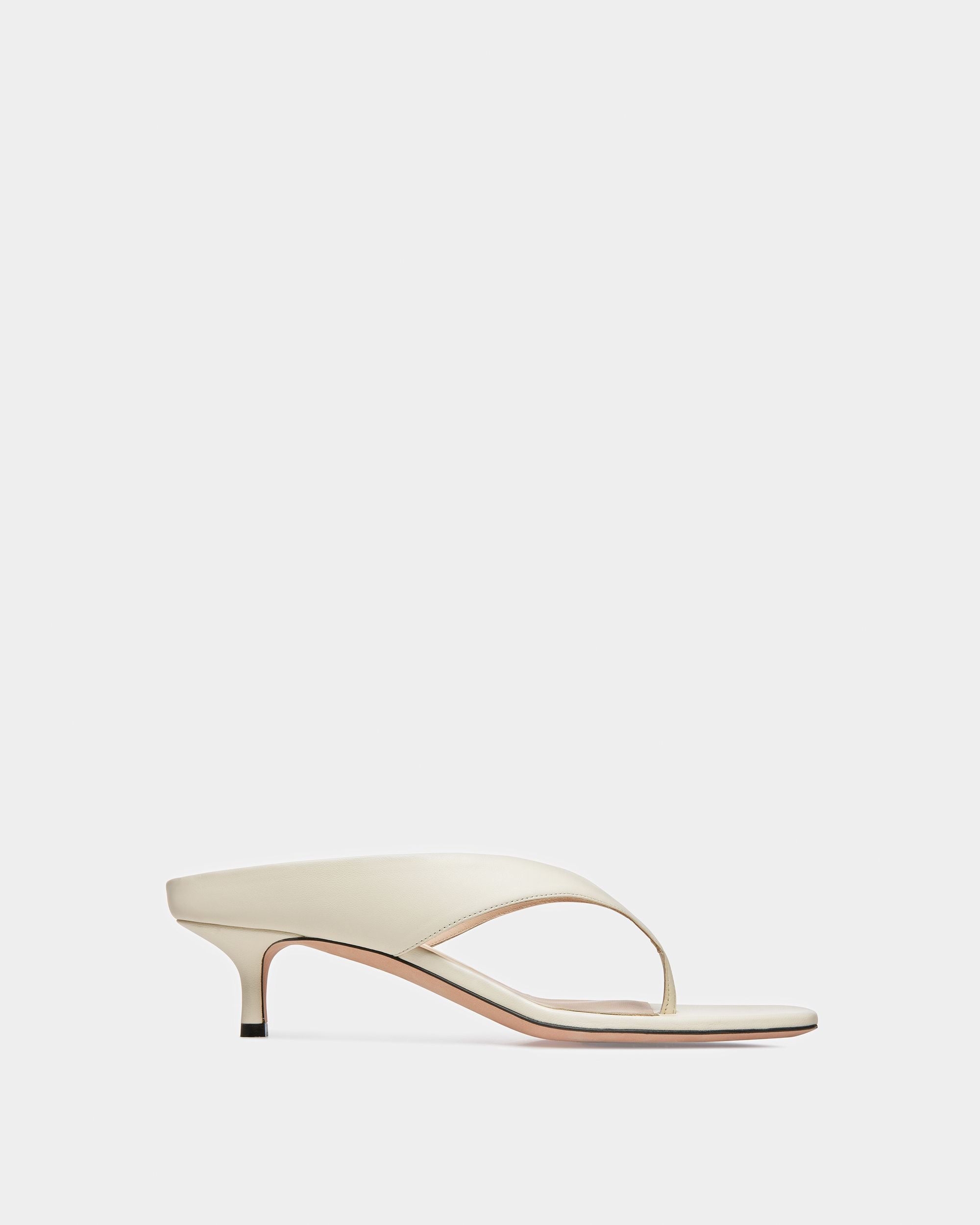 Nyna Ledersandale In Knochen - Damen - Bally - 01