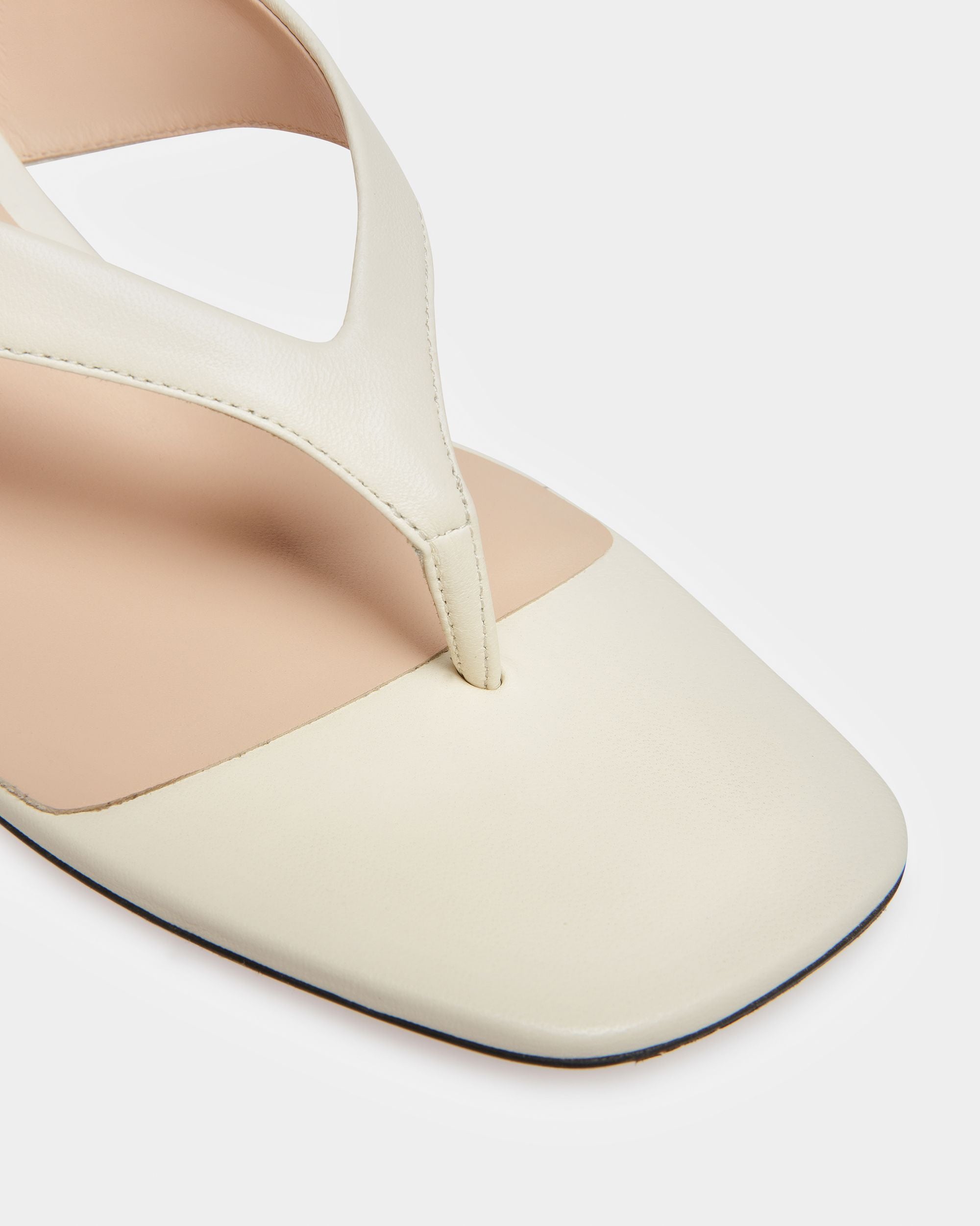 Nyna Ledersandale In Knochen - Damen - Bally - 05
