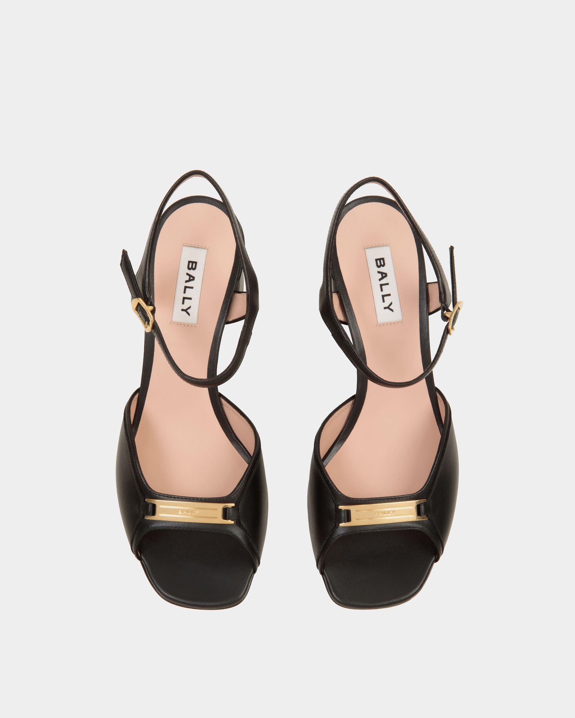 Deco Sandale Aus Schwarzem Leder - Damen - Bally - 04