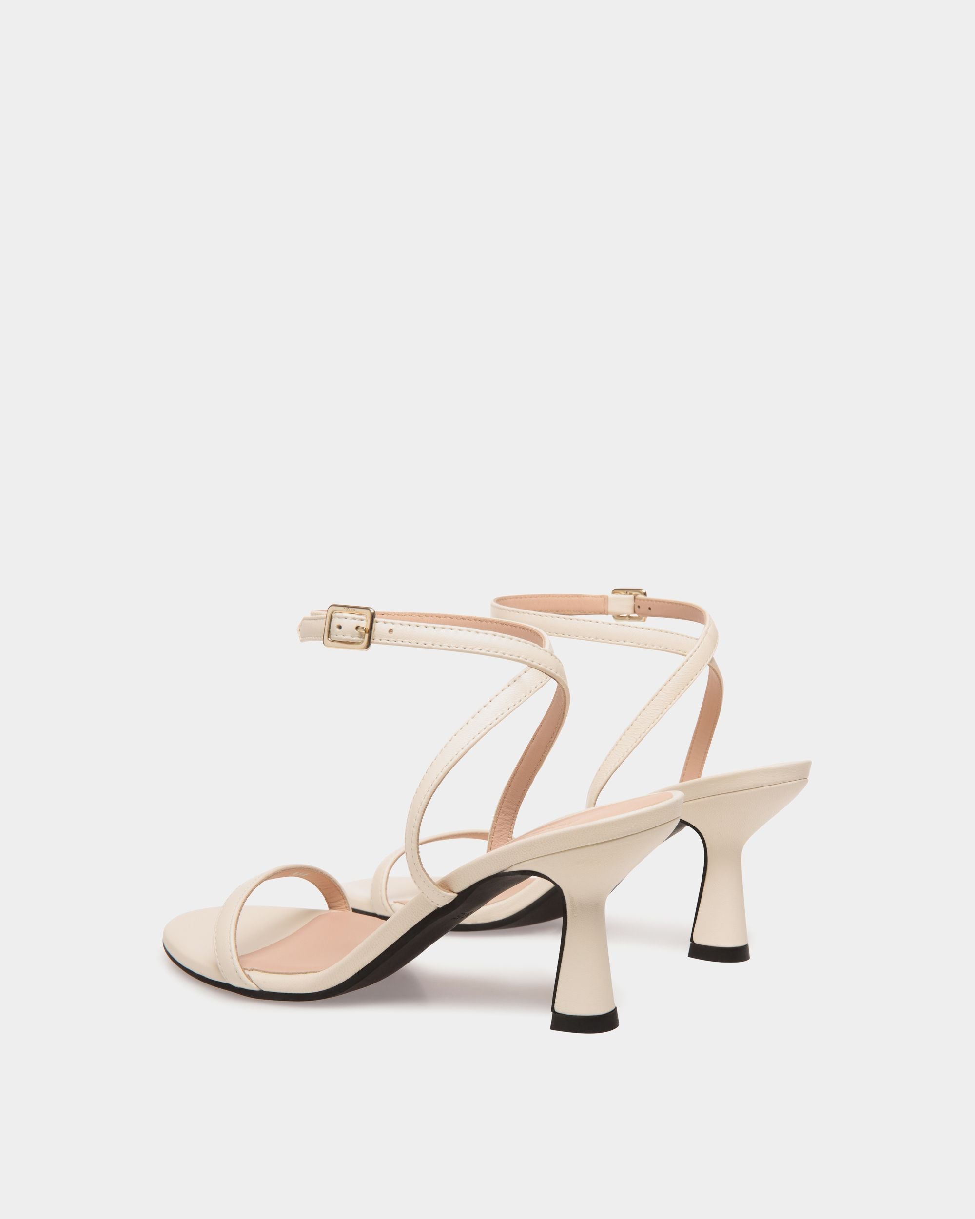 Sandals In White Leather - Damen - Bally - 03