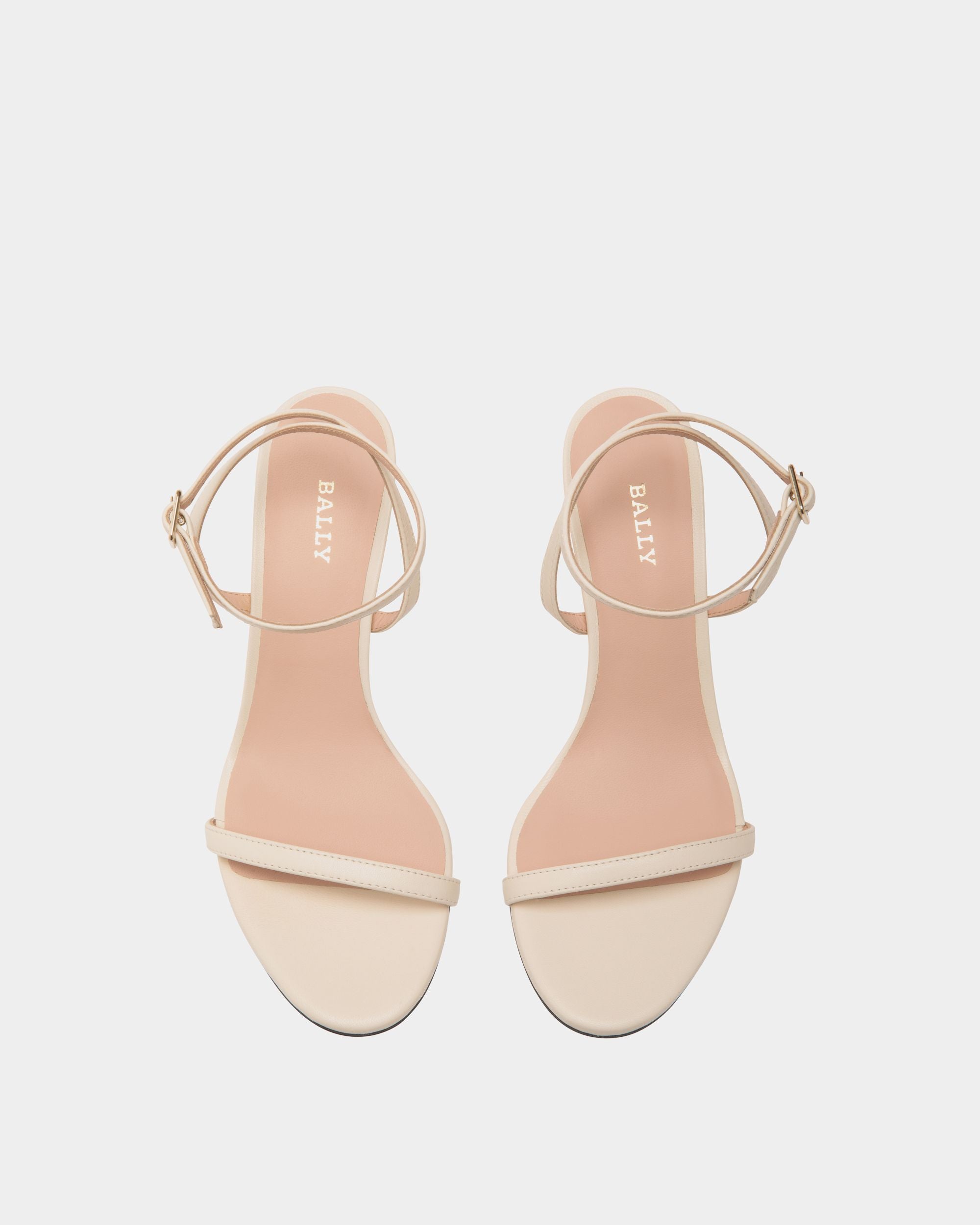 Sandals In White Leather - Damen - Bally - 04