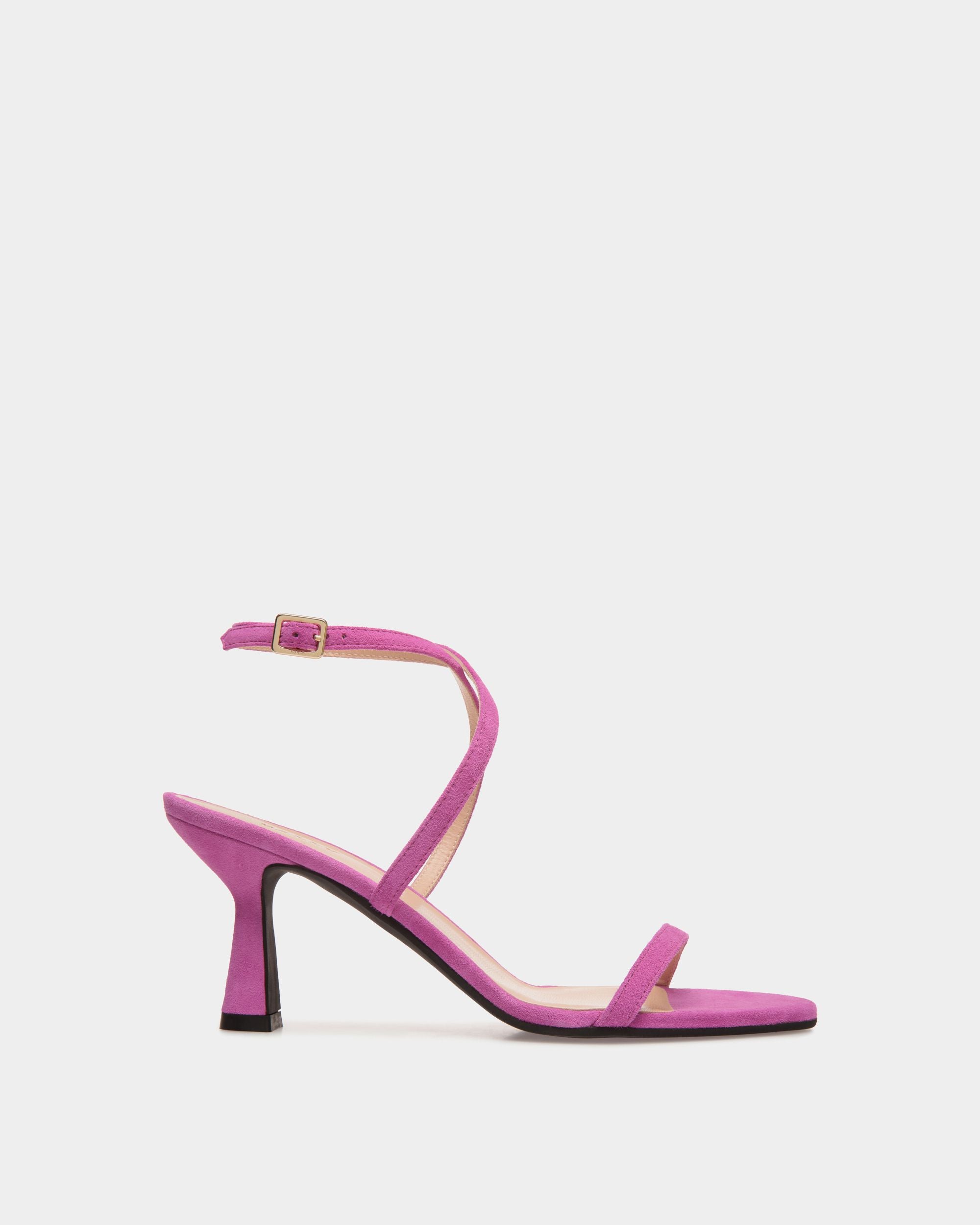 Sandals In Pink Leather - Damen - Bally - 01