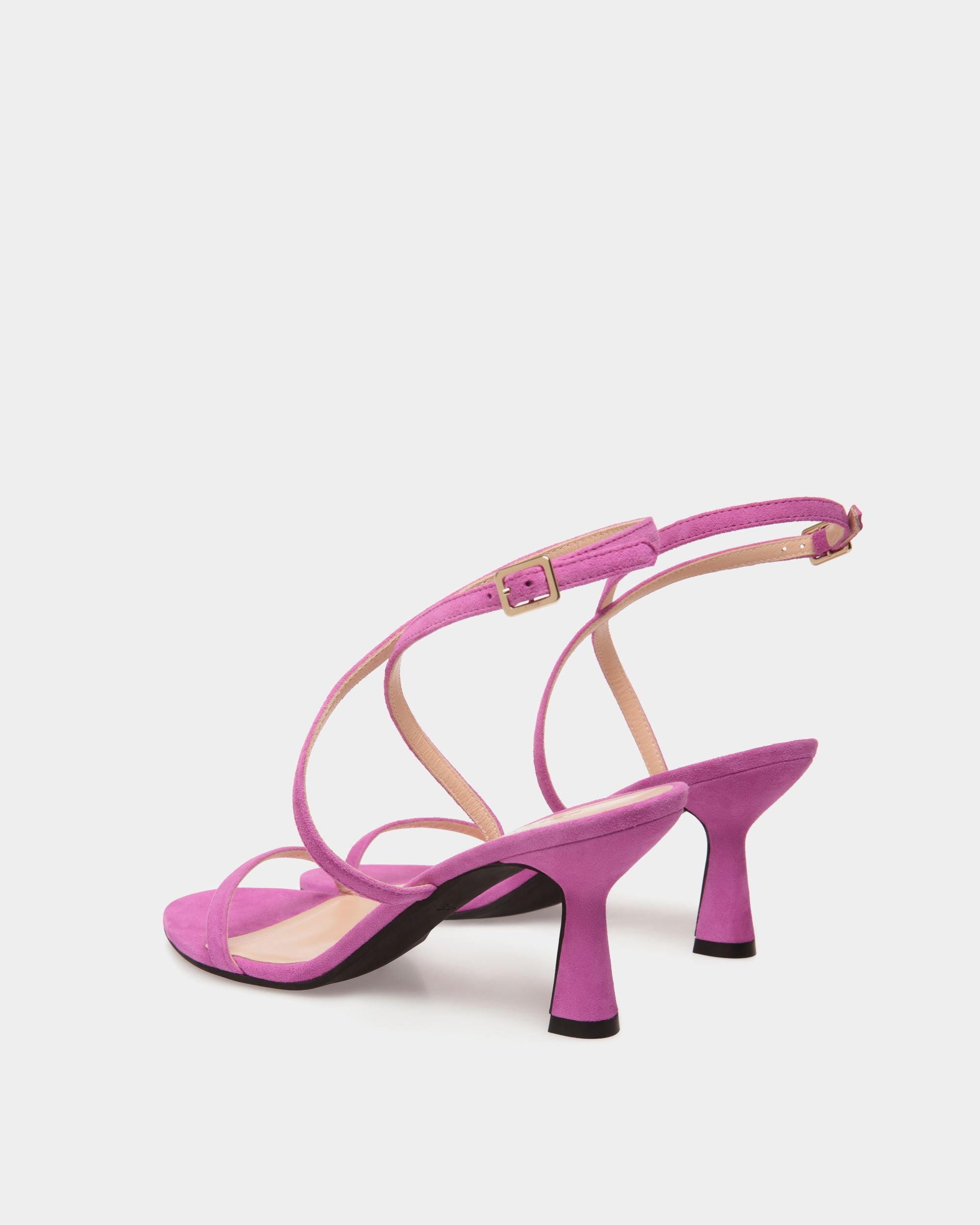 Sandals In Pink Leather - Damen - Bally - 03