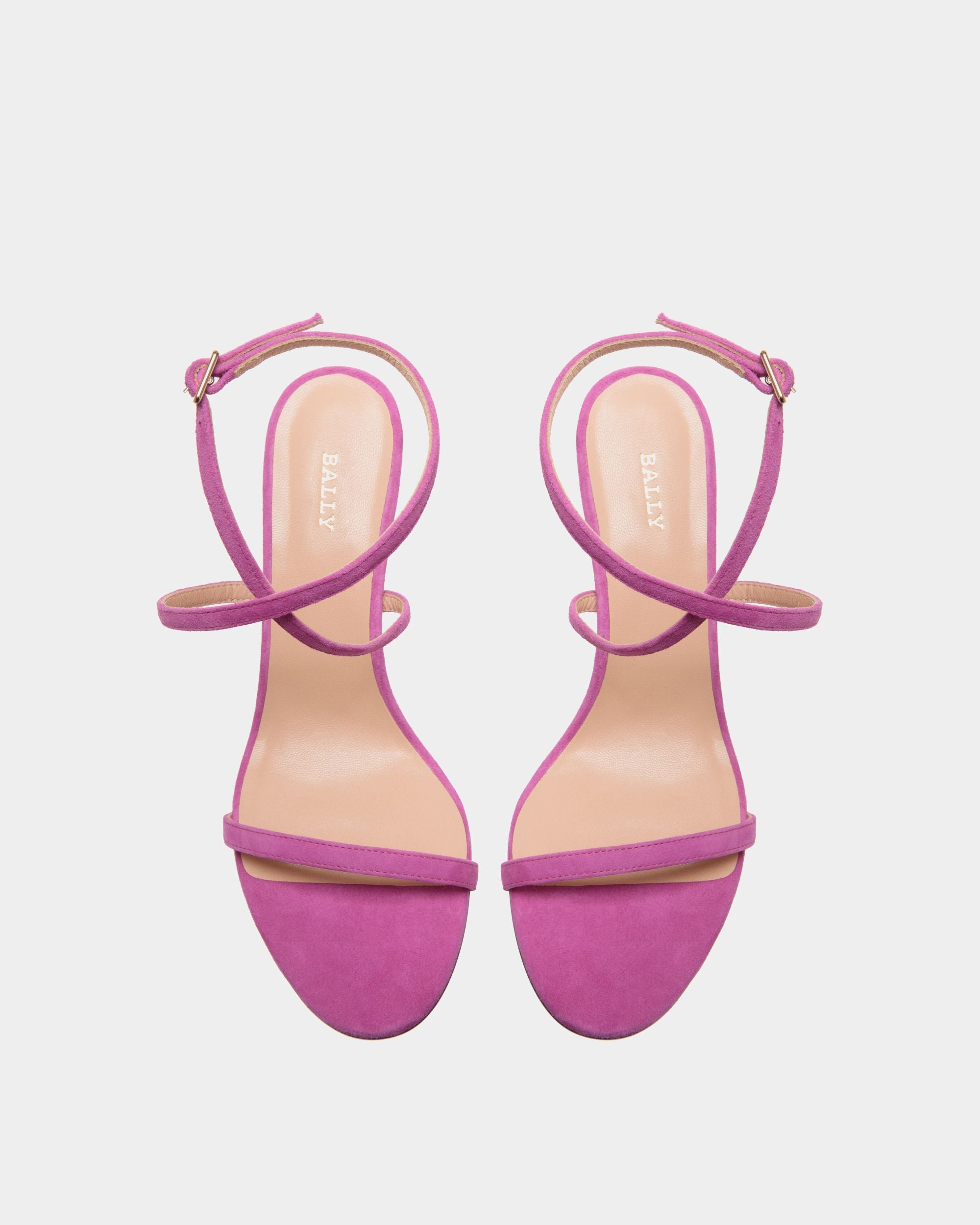 Sandals In Pink Leather - Damen - Bally - 04