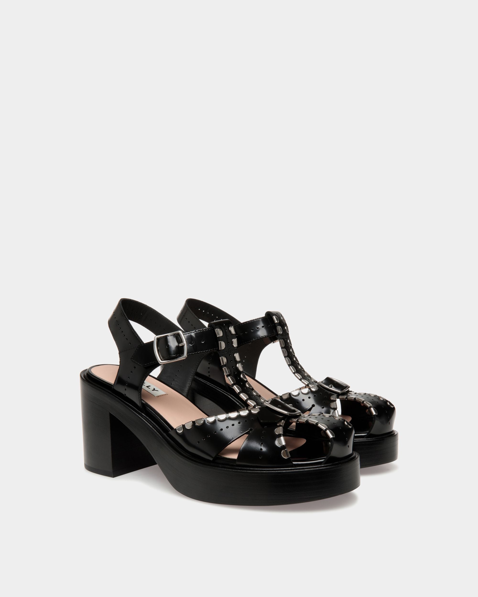 Peggy Gut Sandalen Aus Leder In Schwarz - Damen - Bally - 02
