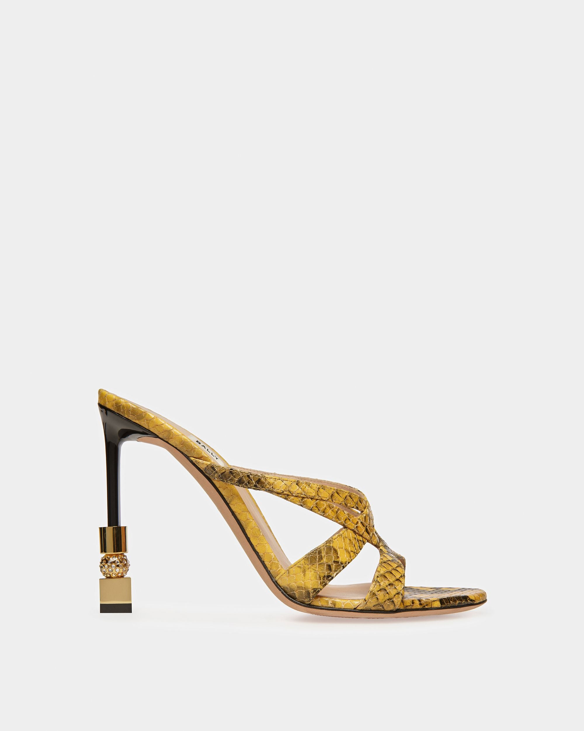 Block Pantolette Mit Python-Print - Damen - Bally - 01