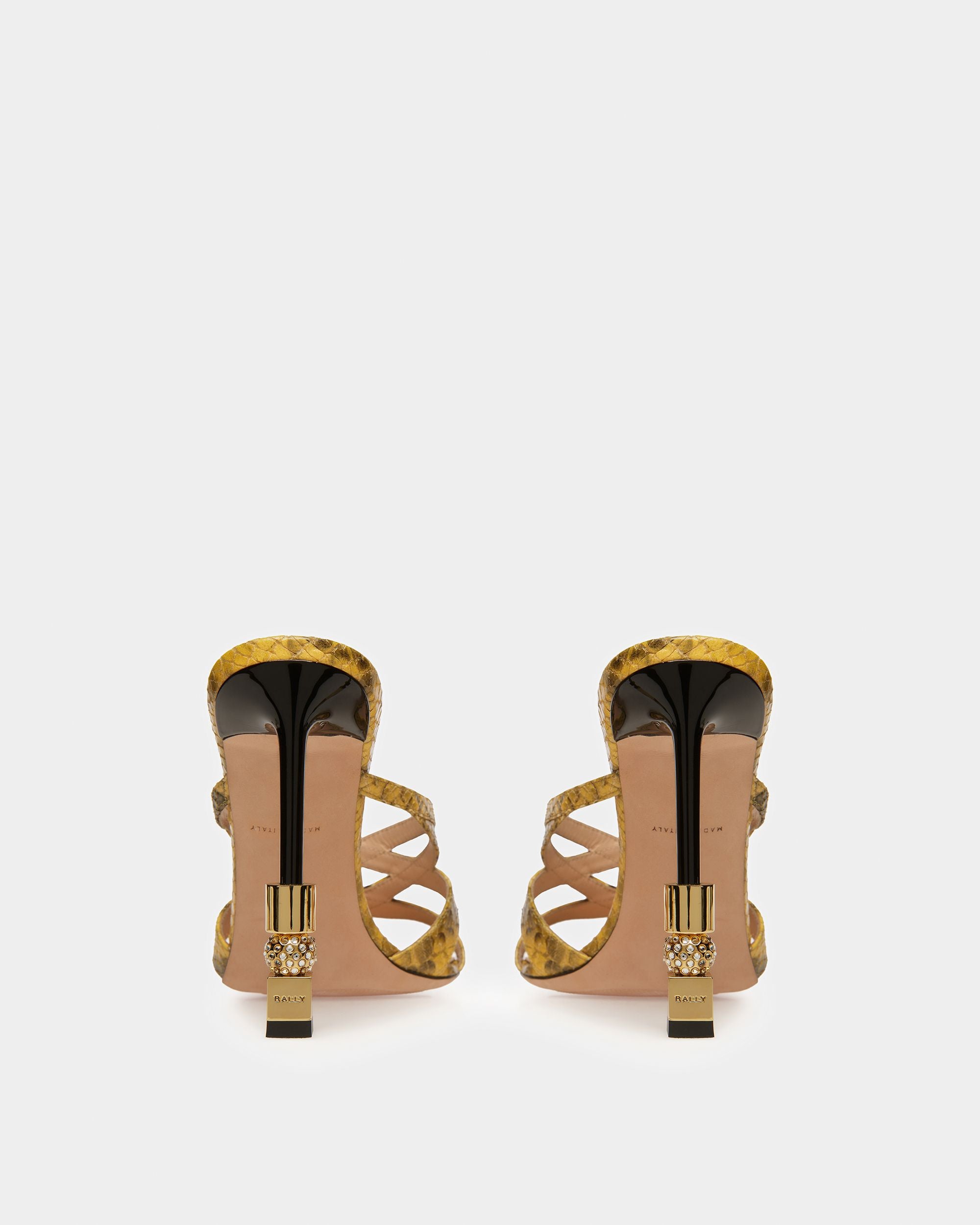 Block Pantolette Mit Python-Print - Damen - Bally - 04