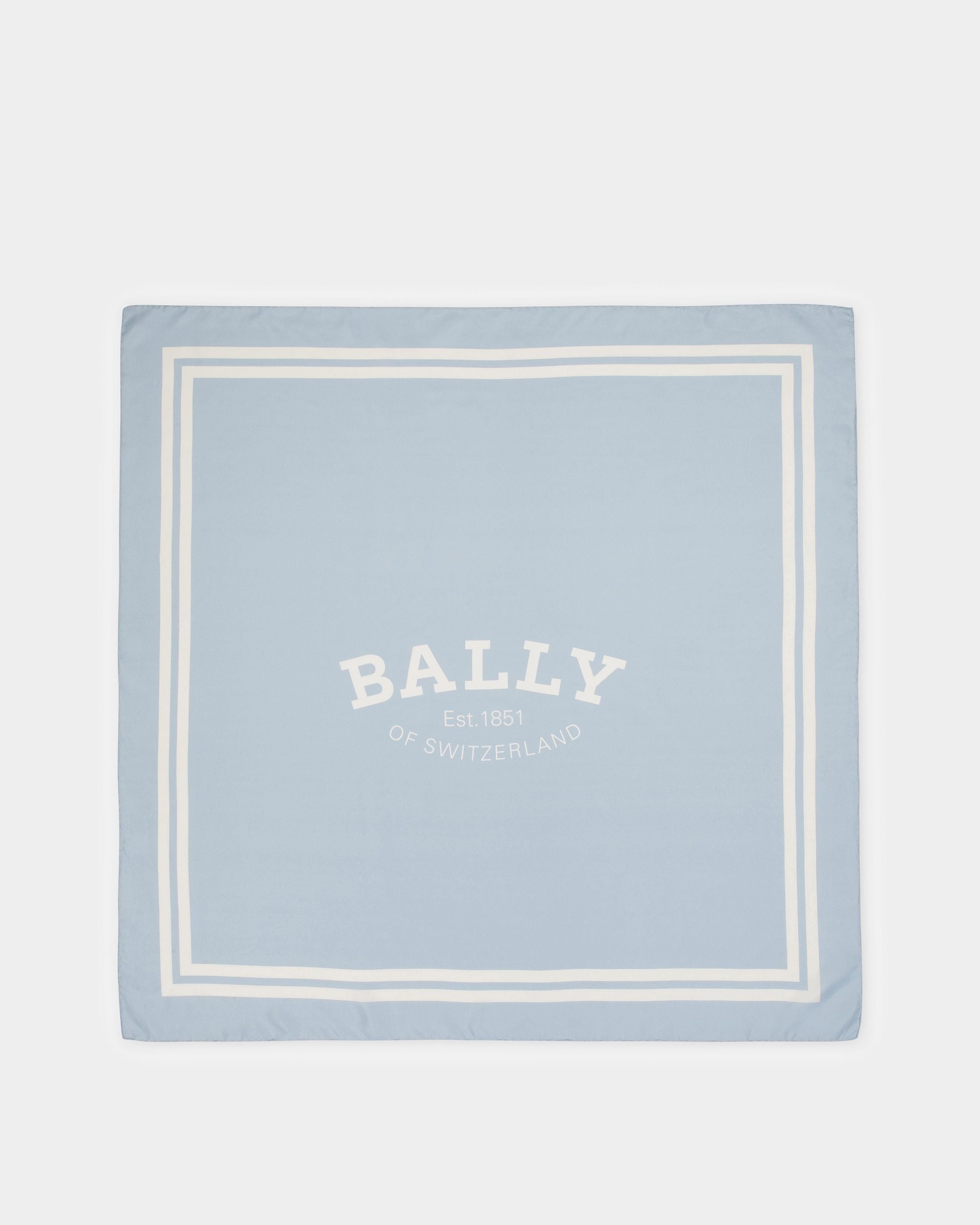Bedrucktes Carré In Hellblau - Damen - Bally - 03