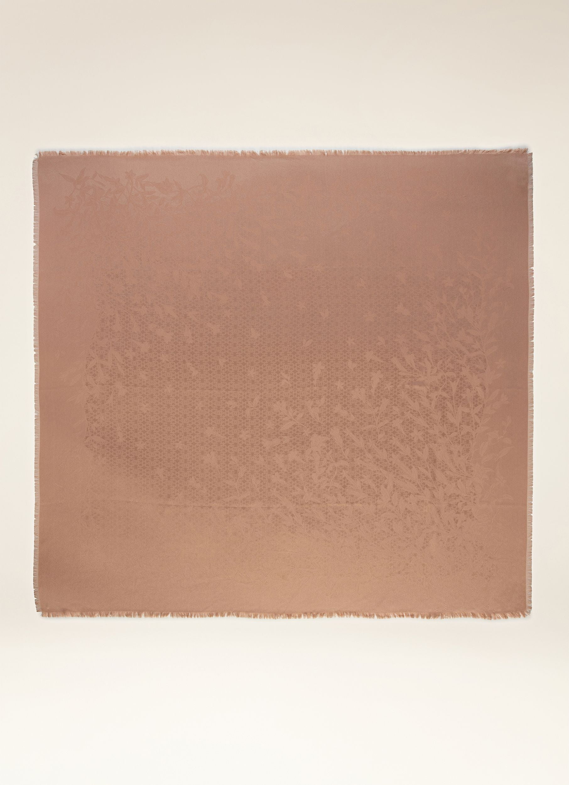 Jacquard-Schal Mit Floralem Muster Schal Aus Rosafarbener Seide - Damen - Bally - 01